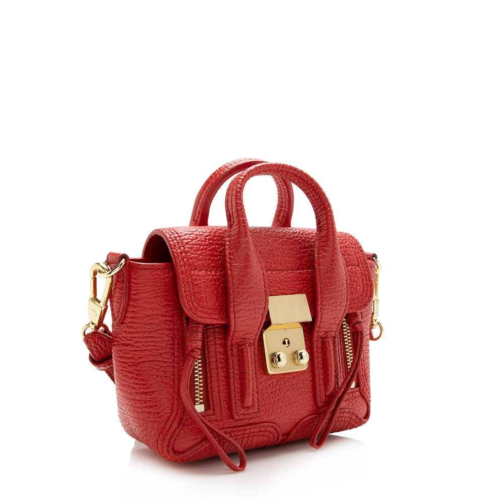 3.1 Phillip Lim Leather Pashli Nano Satchel (SHF-17125)