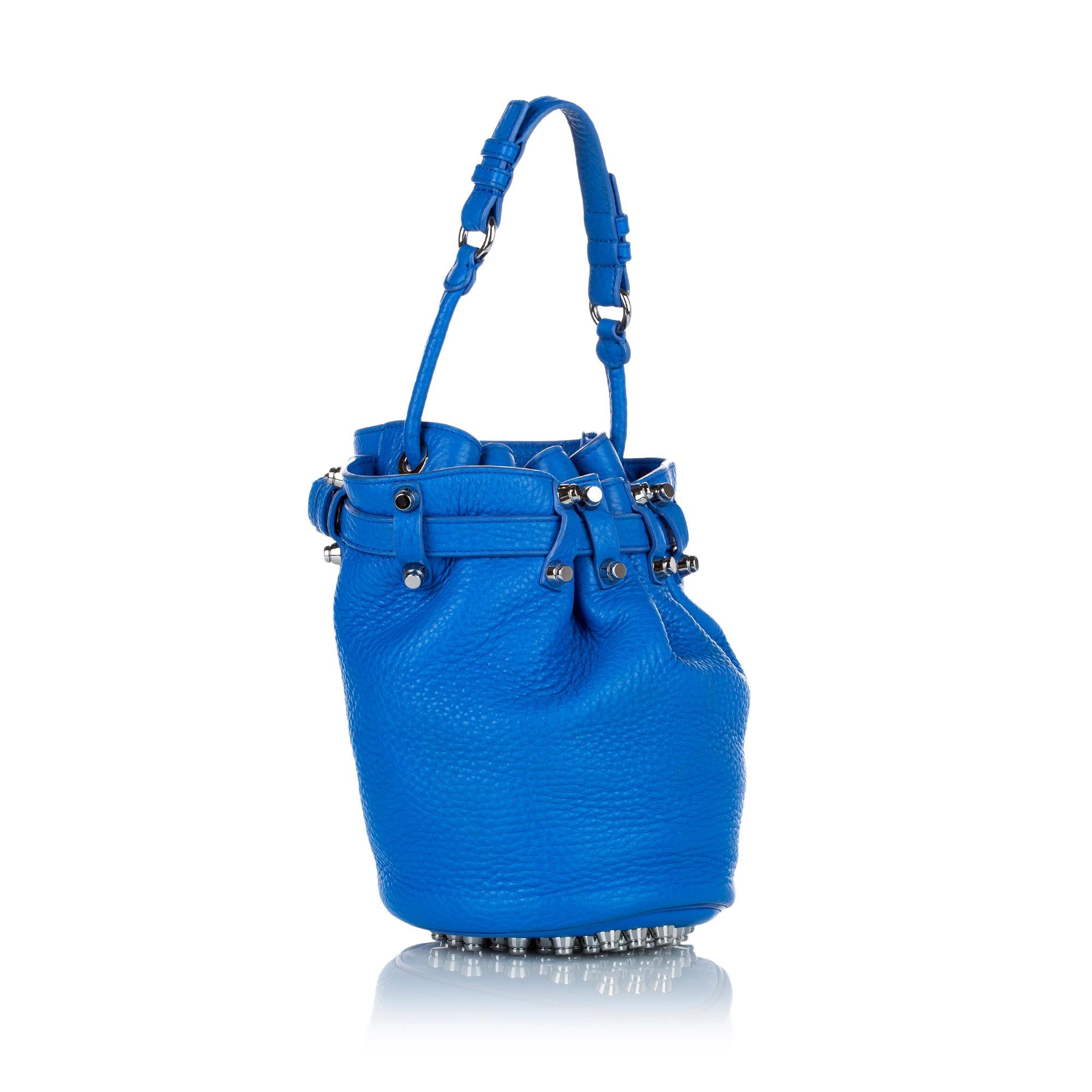 Alexander Wang Diego Leather Bucket Bag (SHG-23349)