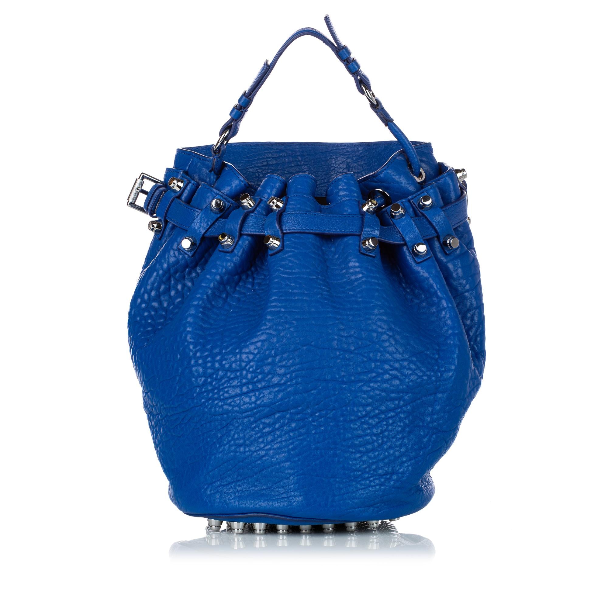 Alexander Wang Diego Leather Bucket Bag (SHG-30758)