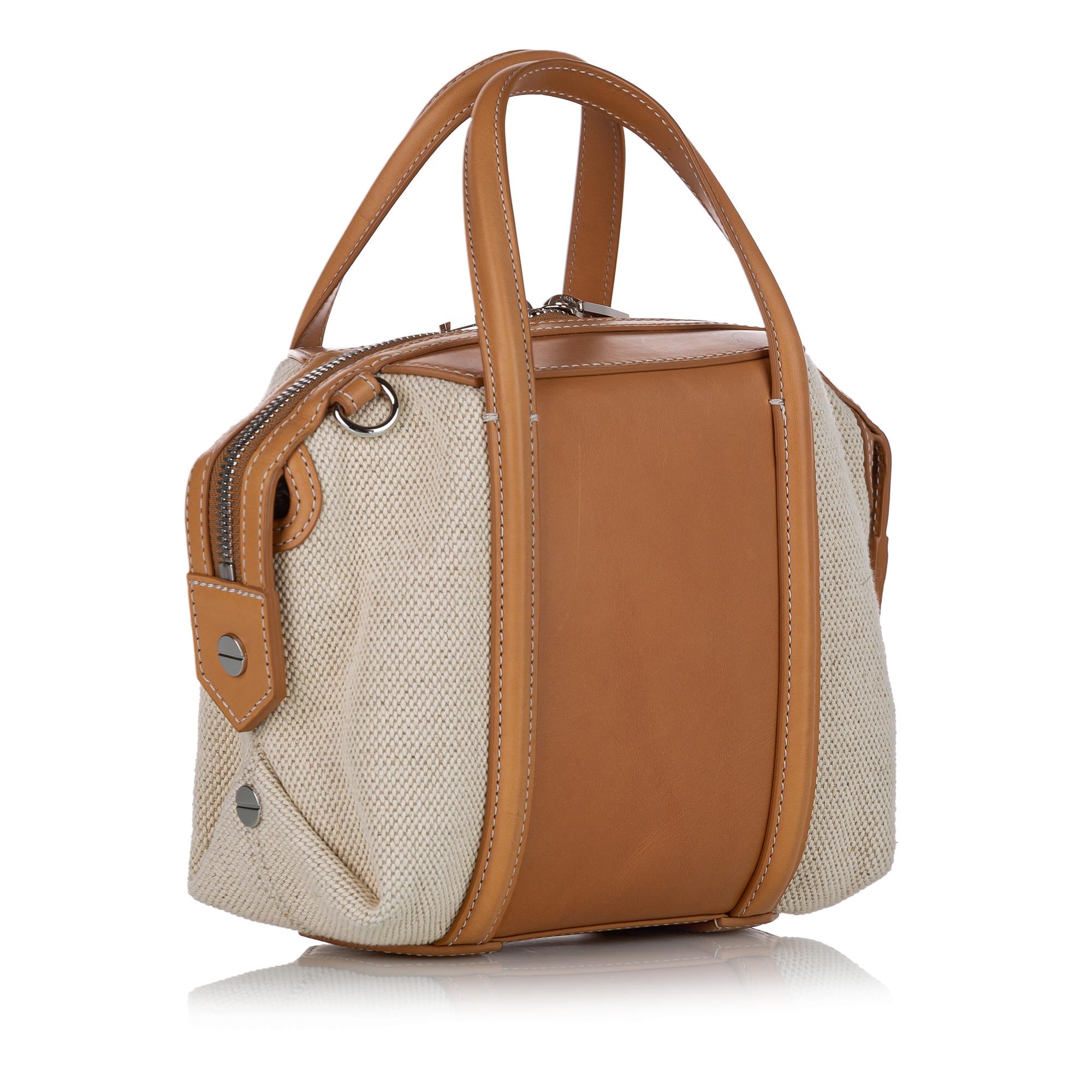 Alexander Wang Emile Leather Satchel (SHG-23363)