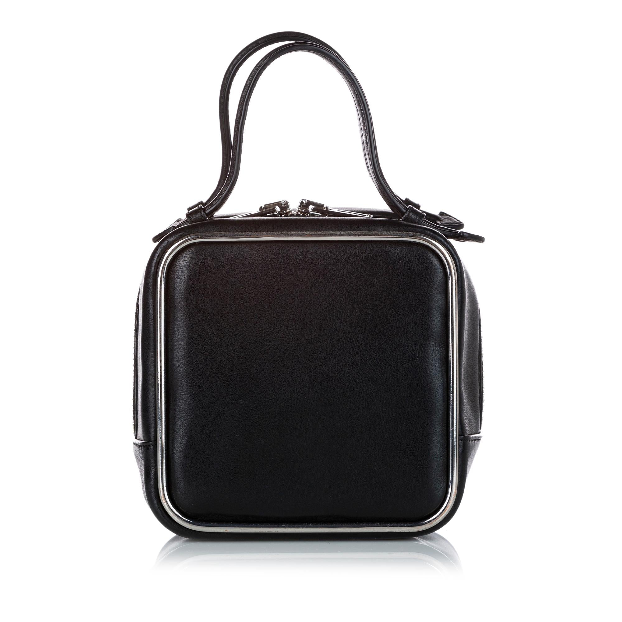 Alexander Wang Halo Square Leather Handbag (SHG-24094)