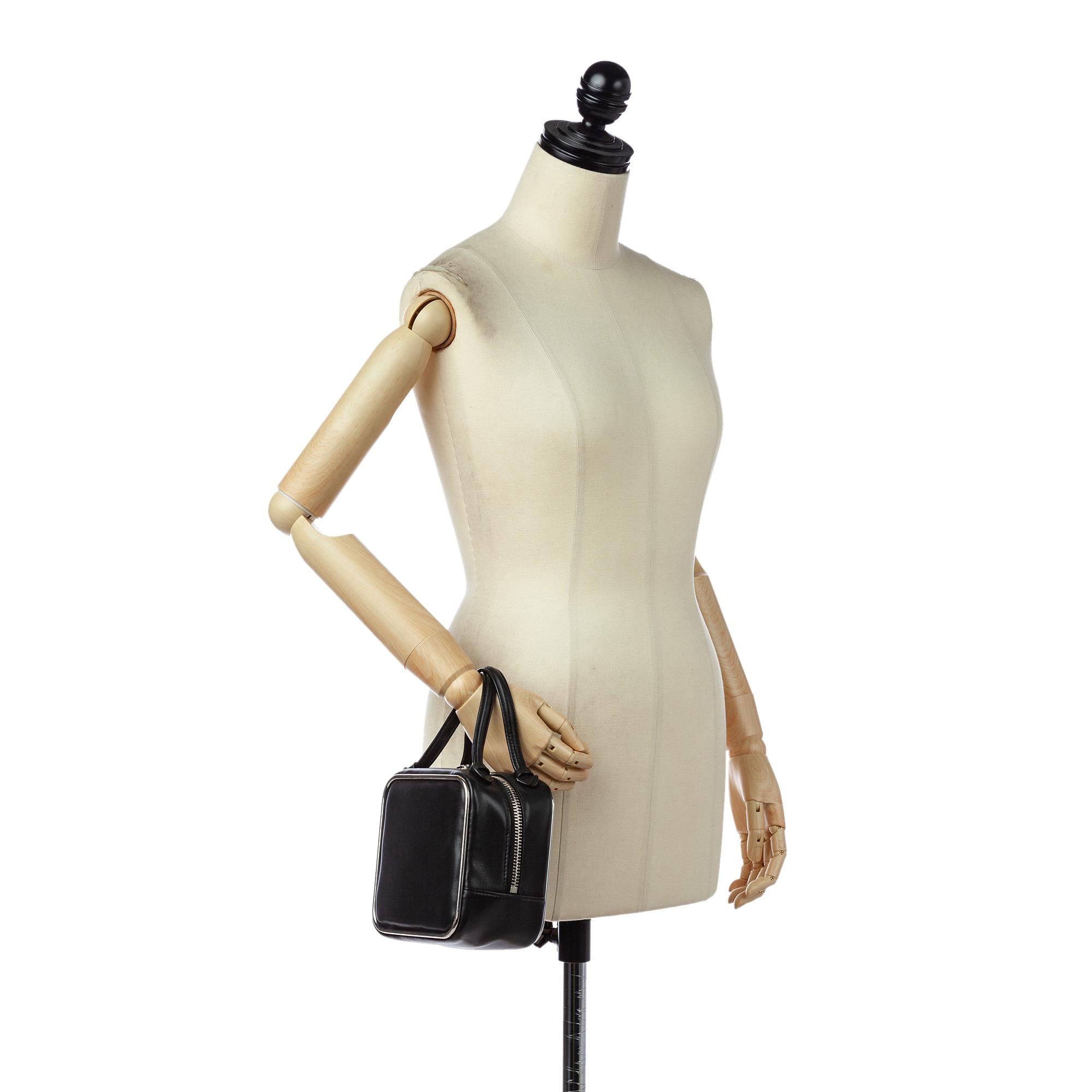 Alexander Wang Halo Square Leather Handbag (SHG-24094)