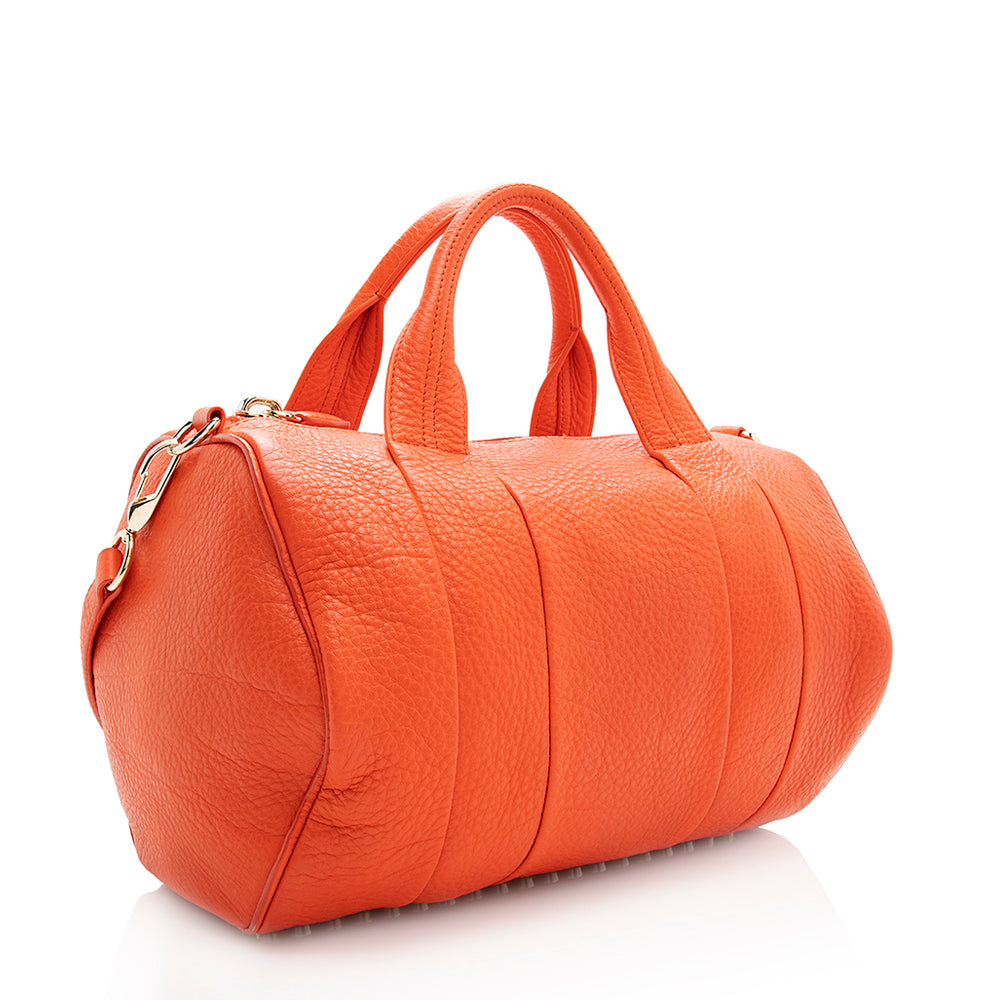 Alexander Wang Pebbled Lambskin Rocco Satchel (SHF-19288)