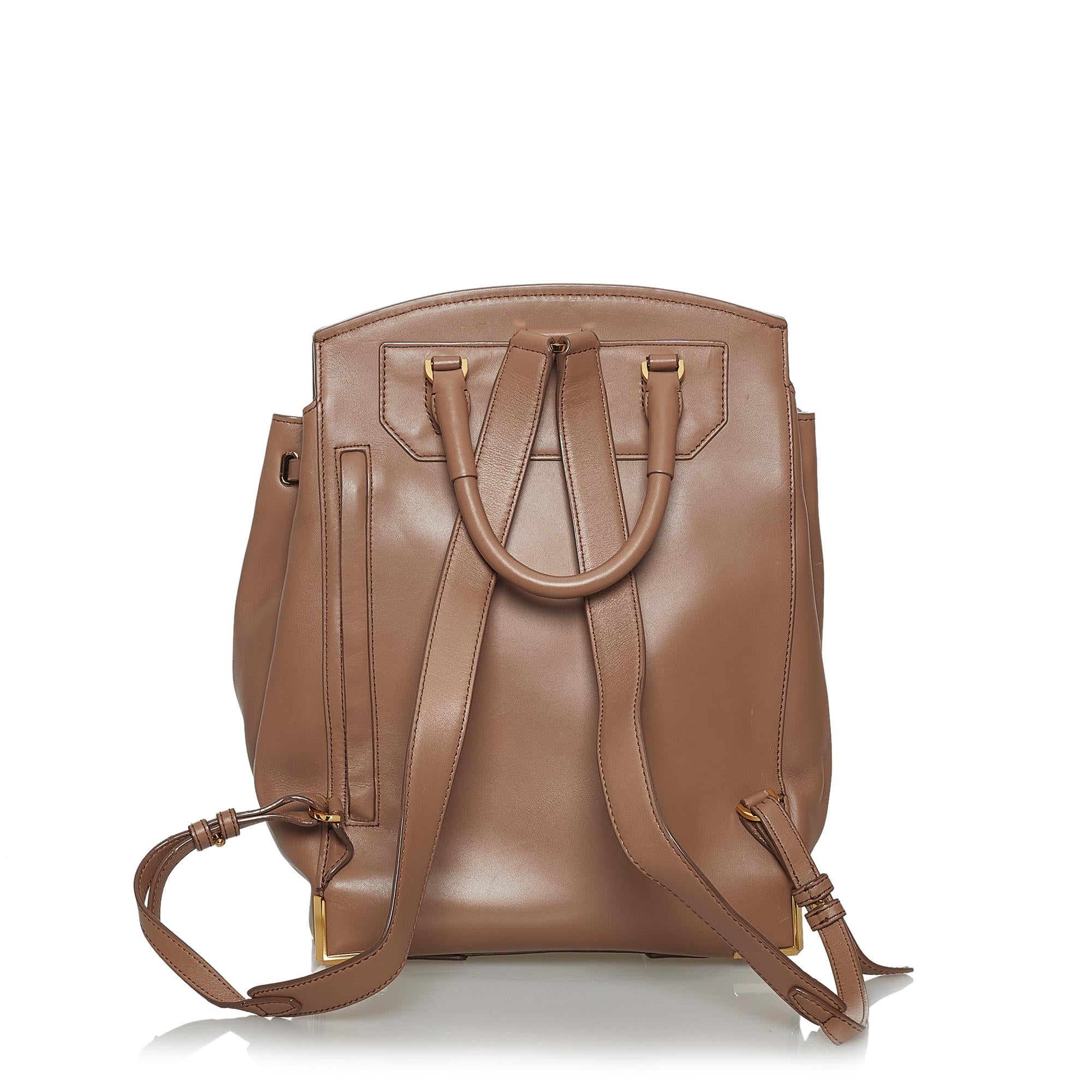 Alexander Wang Prisma Skeletal Leather Backpack (SHG-28231)