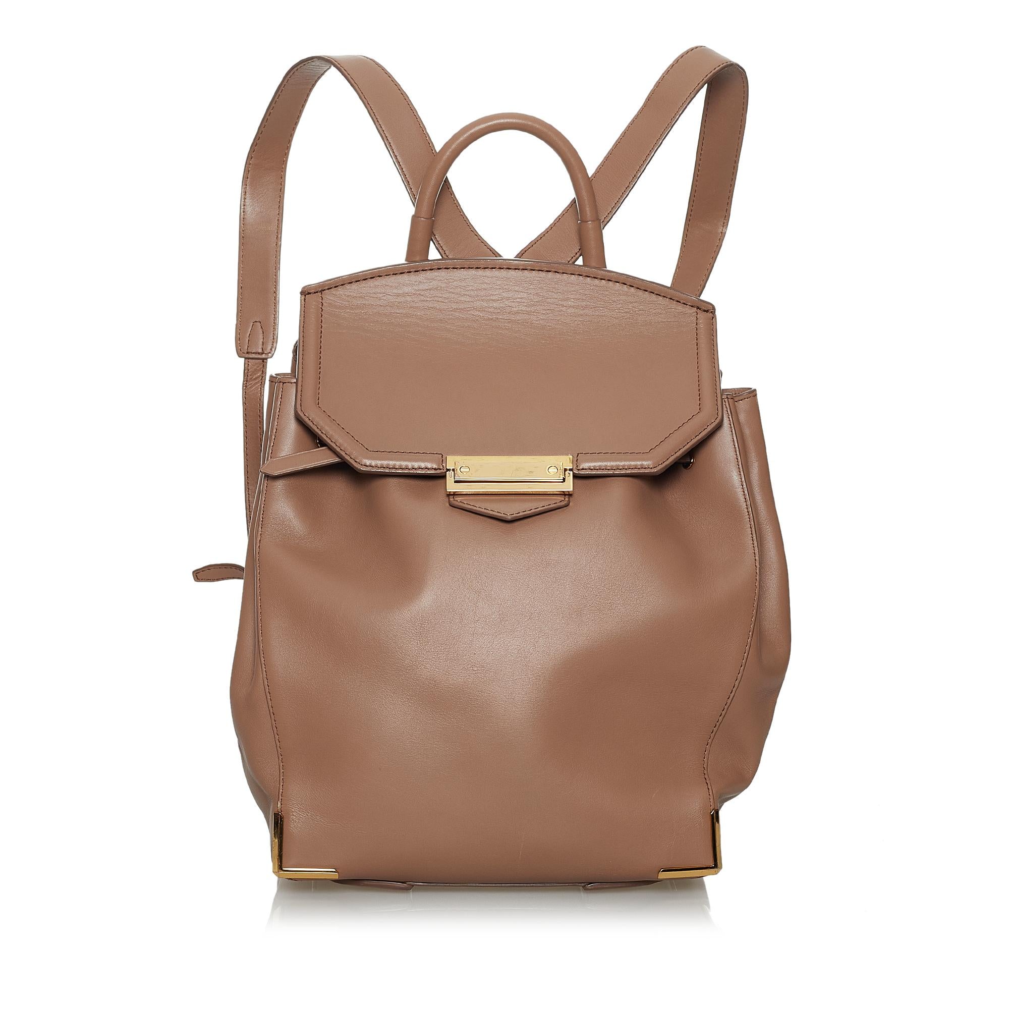 Alexander Wang Prisma Skeletal Leather Backpack (SHG-28231)