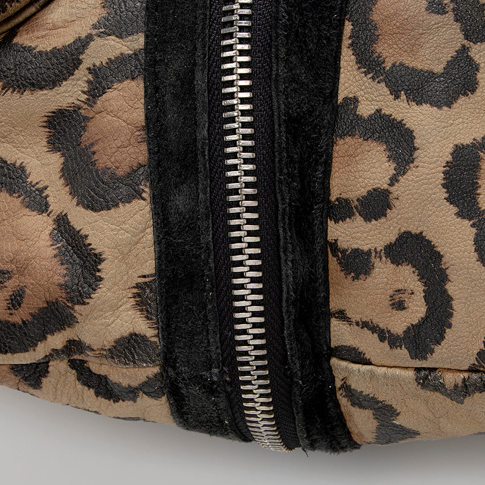 Alexander Wang Washed Leopard Donna Hobo (SHF-14486)