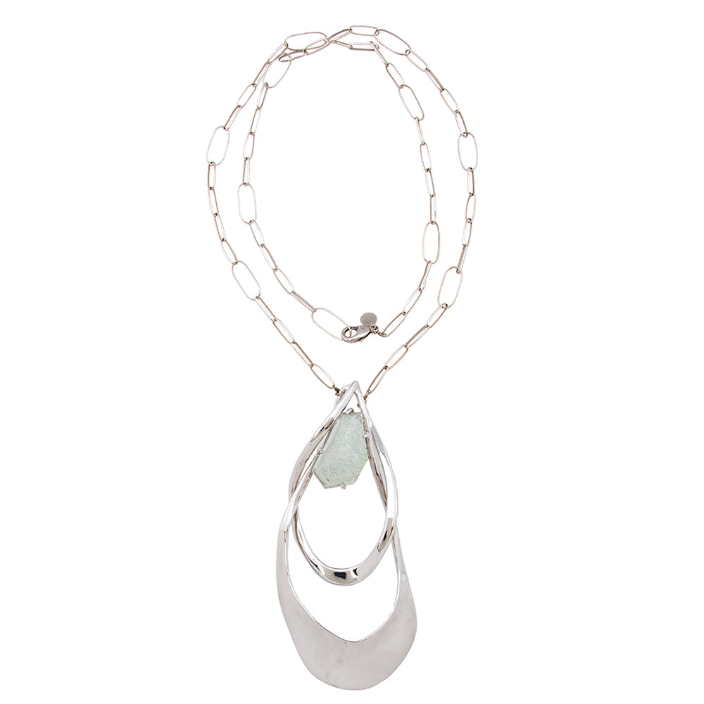 Alexis Bittar Crystal Pendant Necklace (SHF-19611)