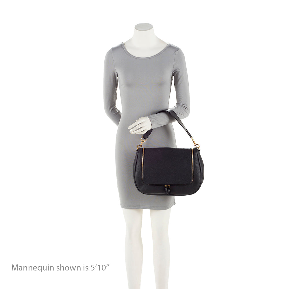 Anya Hindmarch Grain Leather Vere Soft Satchel (SHF-20625)