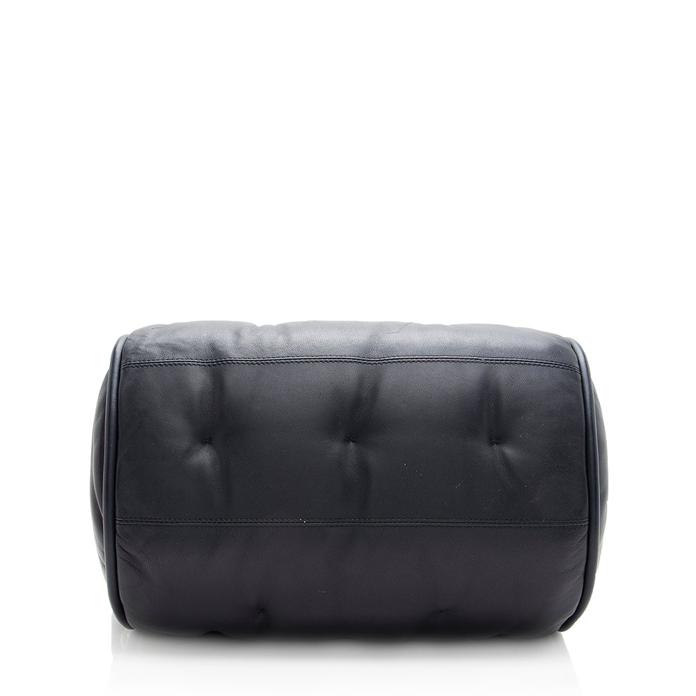 Anya Hindmarch Leather Chubby Barrel Crossbody Bag (SHF-19284)