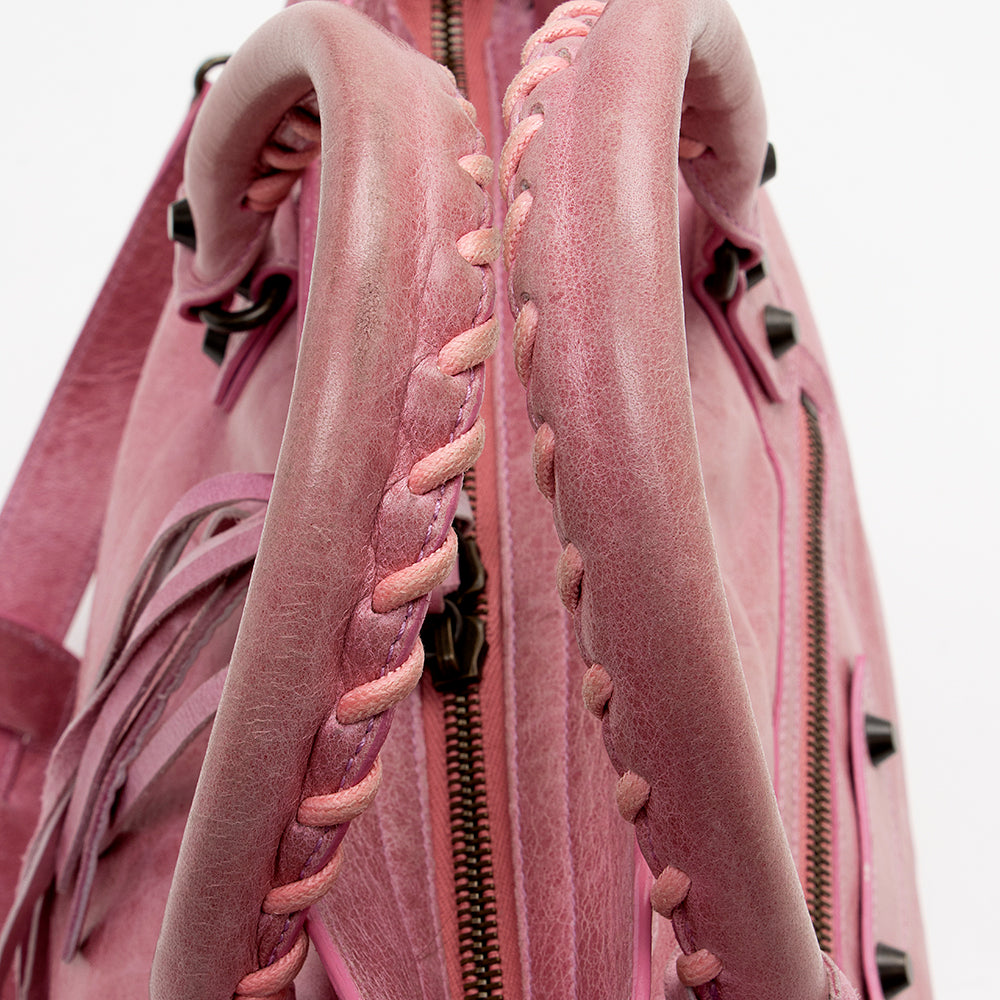 Balenciaga Agneau Classic City Satchel (SHF-17347)