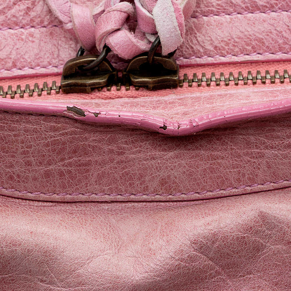 Balenciaga Agneau Classic City Satchel (SHF-17347)