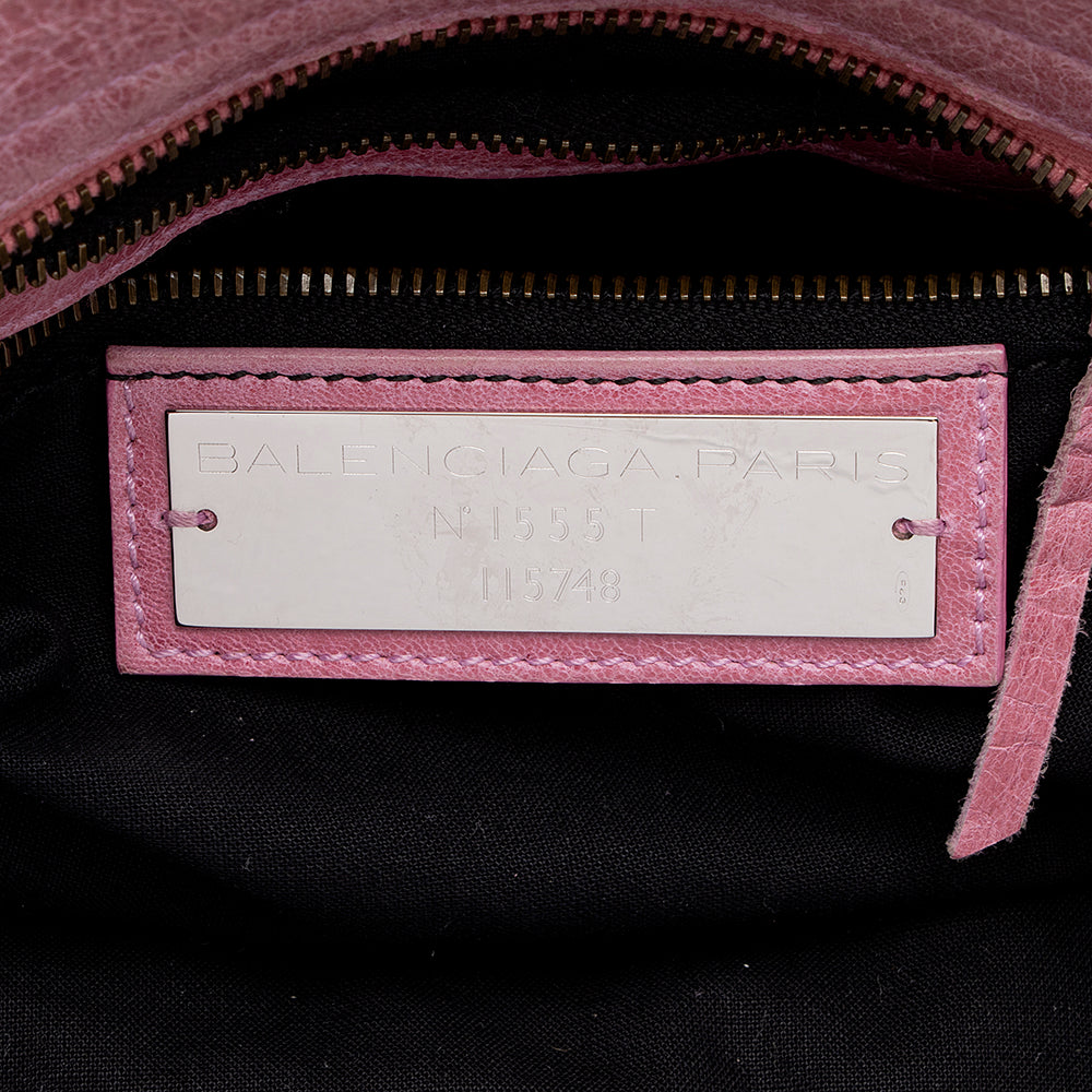 Balenciaga Agneau Classic City Satchel (SHF-17347)