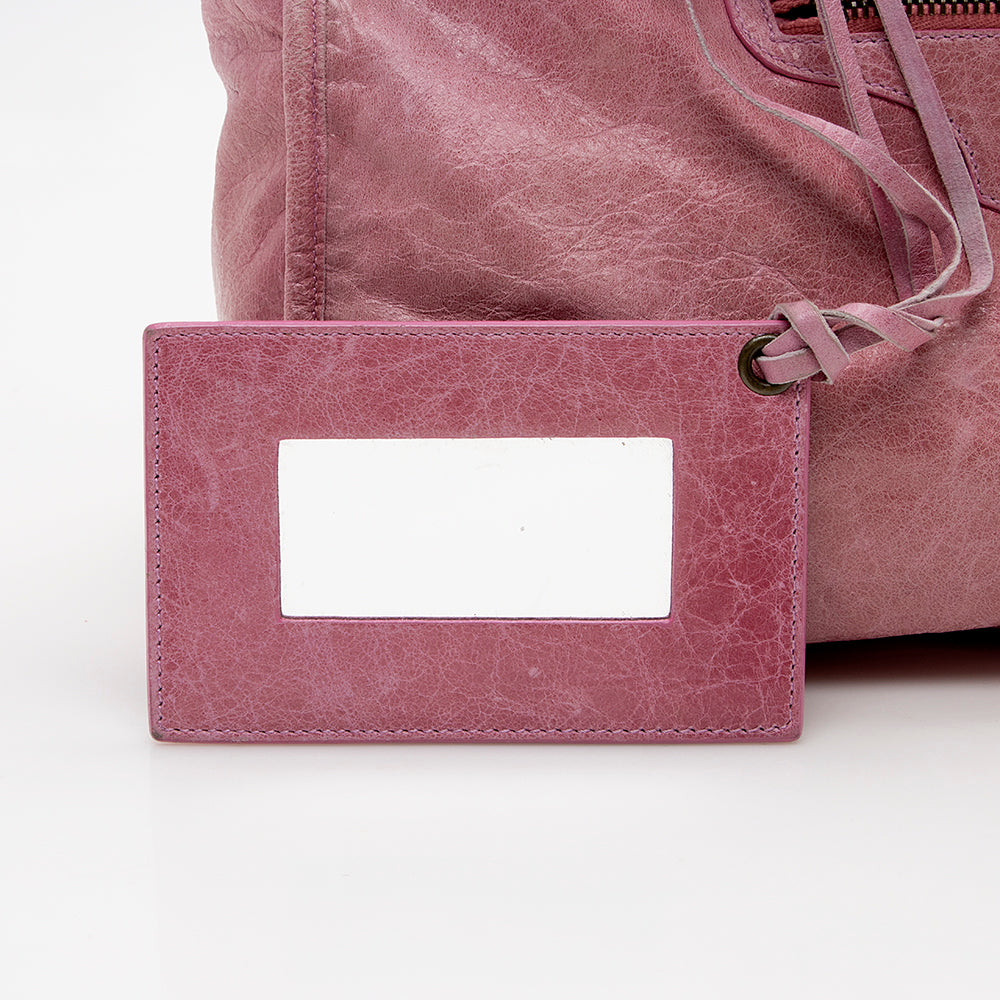 Balenciaga Agneau Classic City Satchel (SHF-17347)