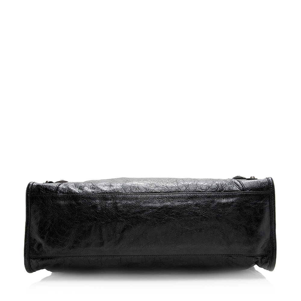 Balenciaga Agneau Classic City Satchel (SHF-20329)