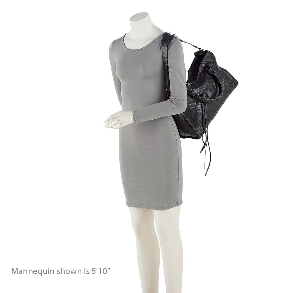 Balenciaga Agneau Classic City Satchel (SHF-20567)