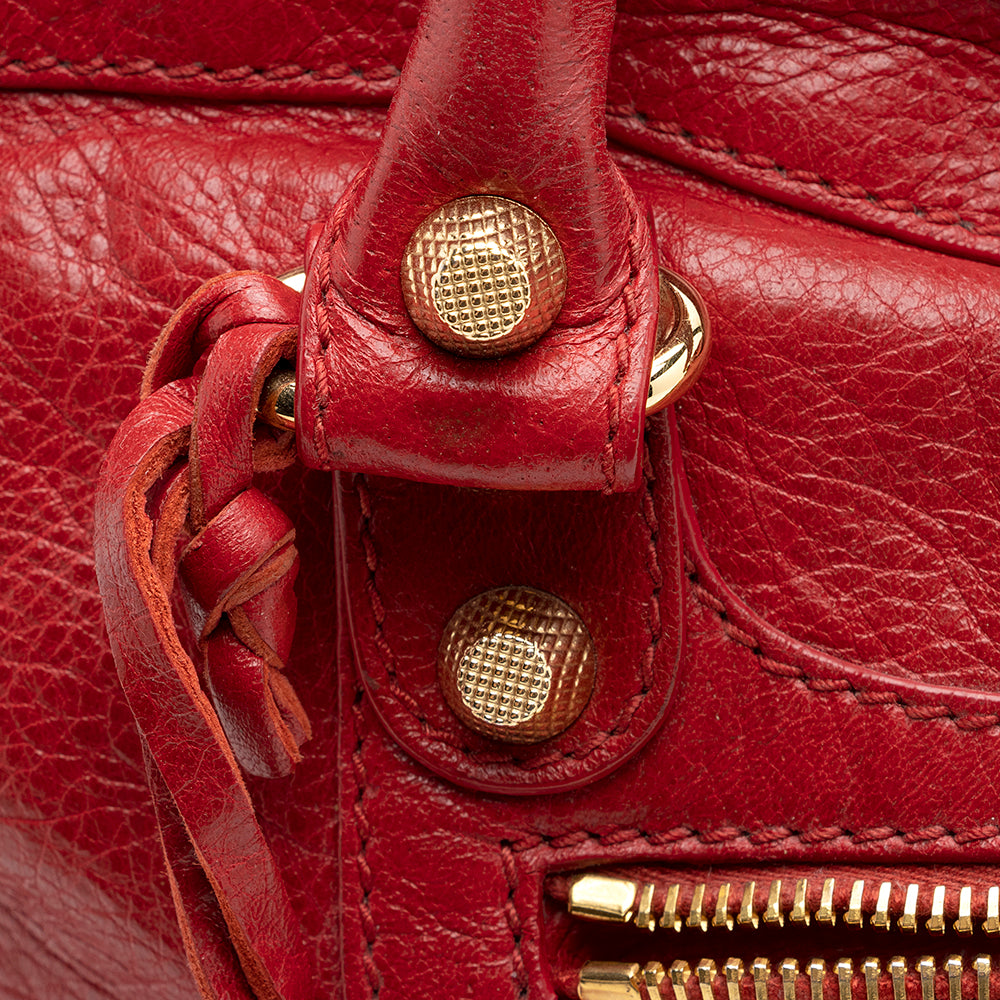 Balenciaga Agneau Giant 12 City Satchel (SHF-20898)