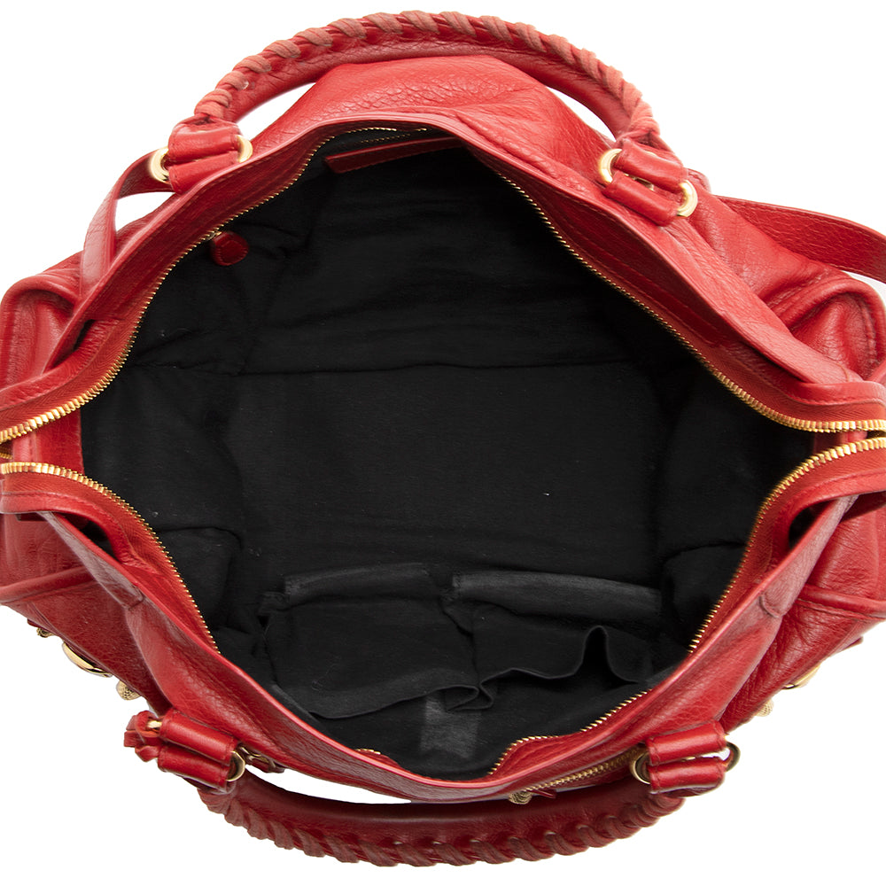 Balenciaga Agneau Giant 12 City Satchel (SHF-20898)