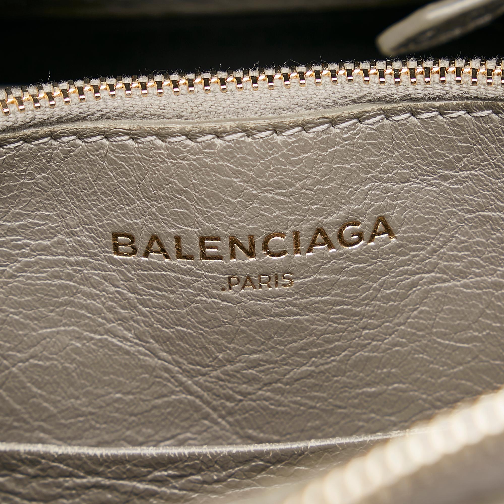 Balenciaga Blanket Square Leather Satchel (SHG-28814)