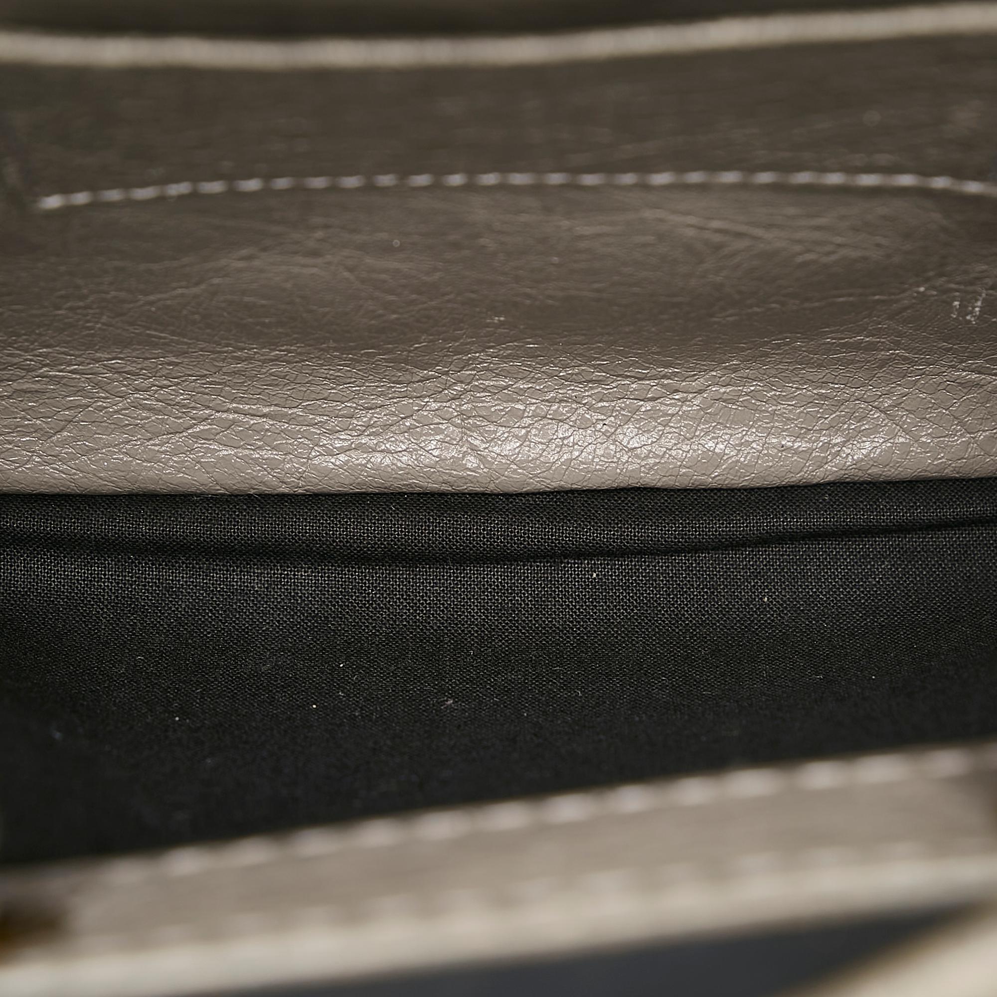 Balenciaga Blanket Square Leather Satchel (SHG-28814)