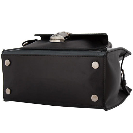 Balenciaga Calfskin Leather Padlock Mini All Afternoon Tote - FINAL SALE (SHF-10460)