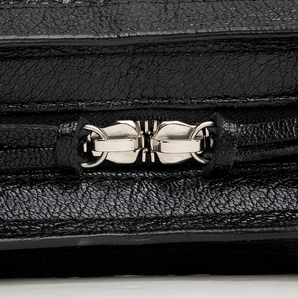 Balenciaga Chevre Metallic Edge City Small Satchel (SHF-21084)