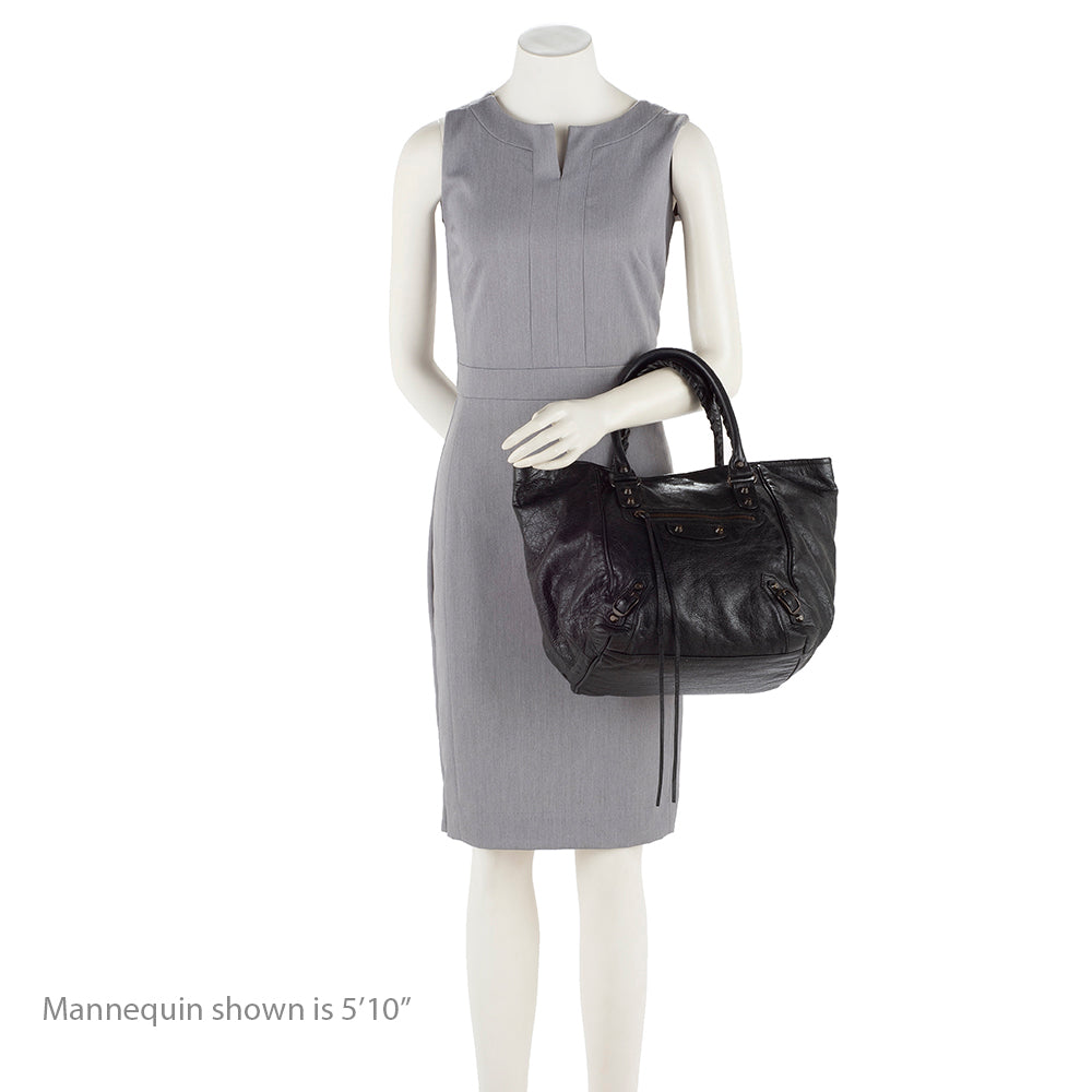 Balenciaga Lambskin Sunday S Tote - FINAL SALE (SHF-12206)