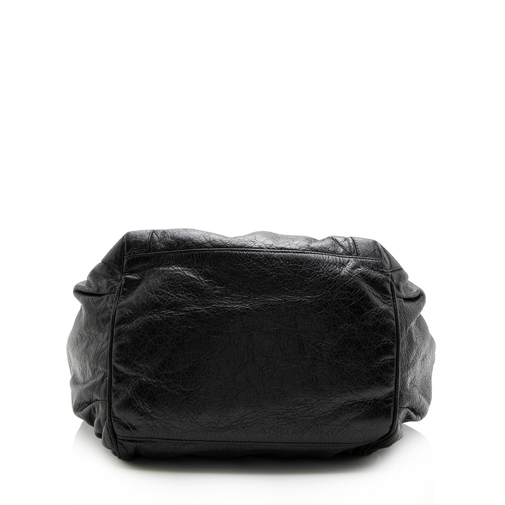 Balenciaga Lambskin Sunday S Tote (SHF-13688)