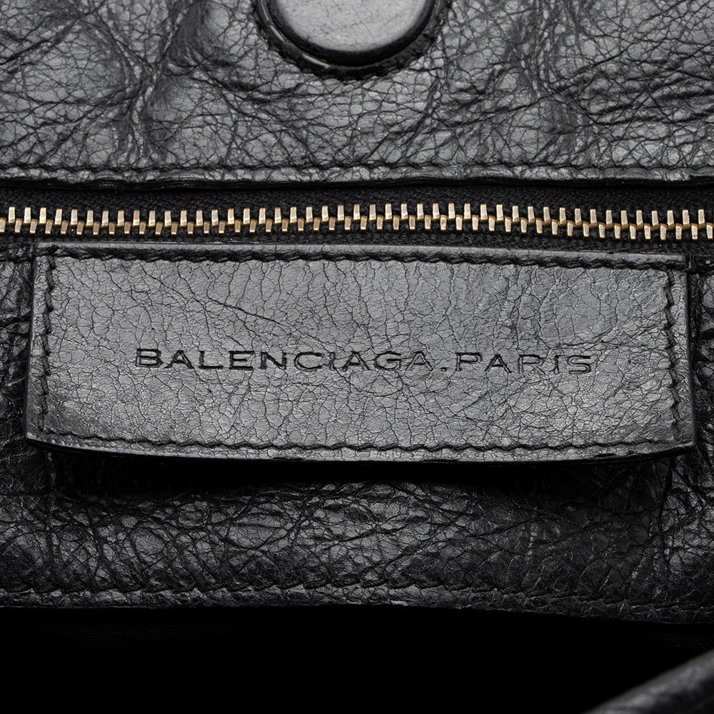 Balenciaga Lambskin Sunday S Tote (SHF-13688)