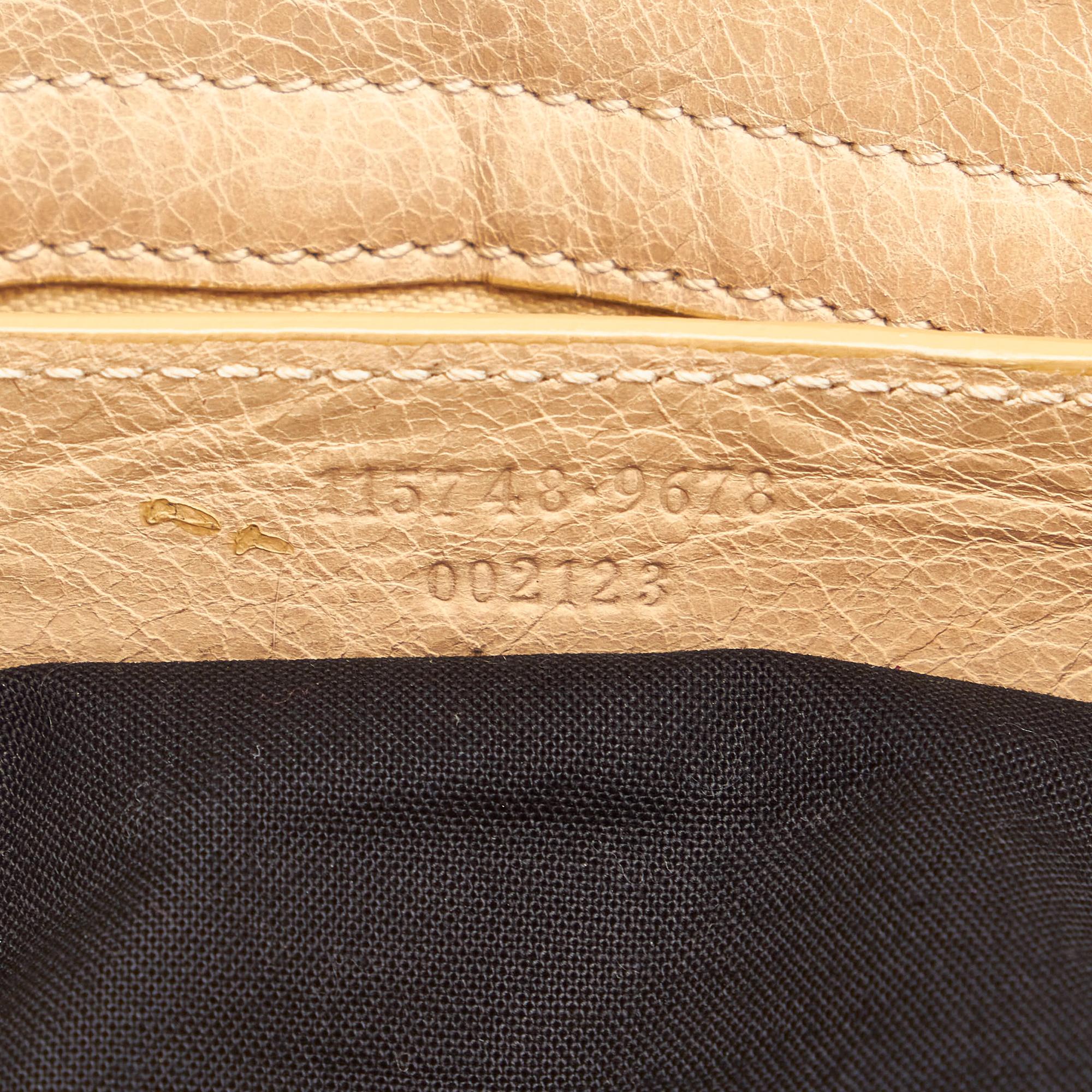 Balenciaga Motocross Classic City Leather Satchel (SHG-28235)