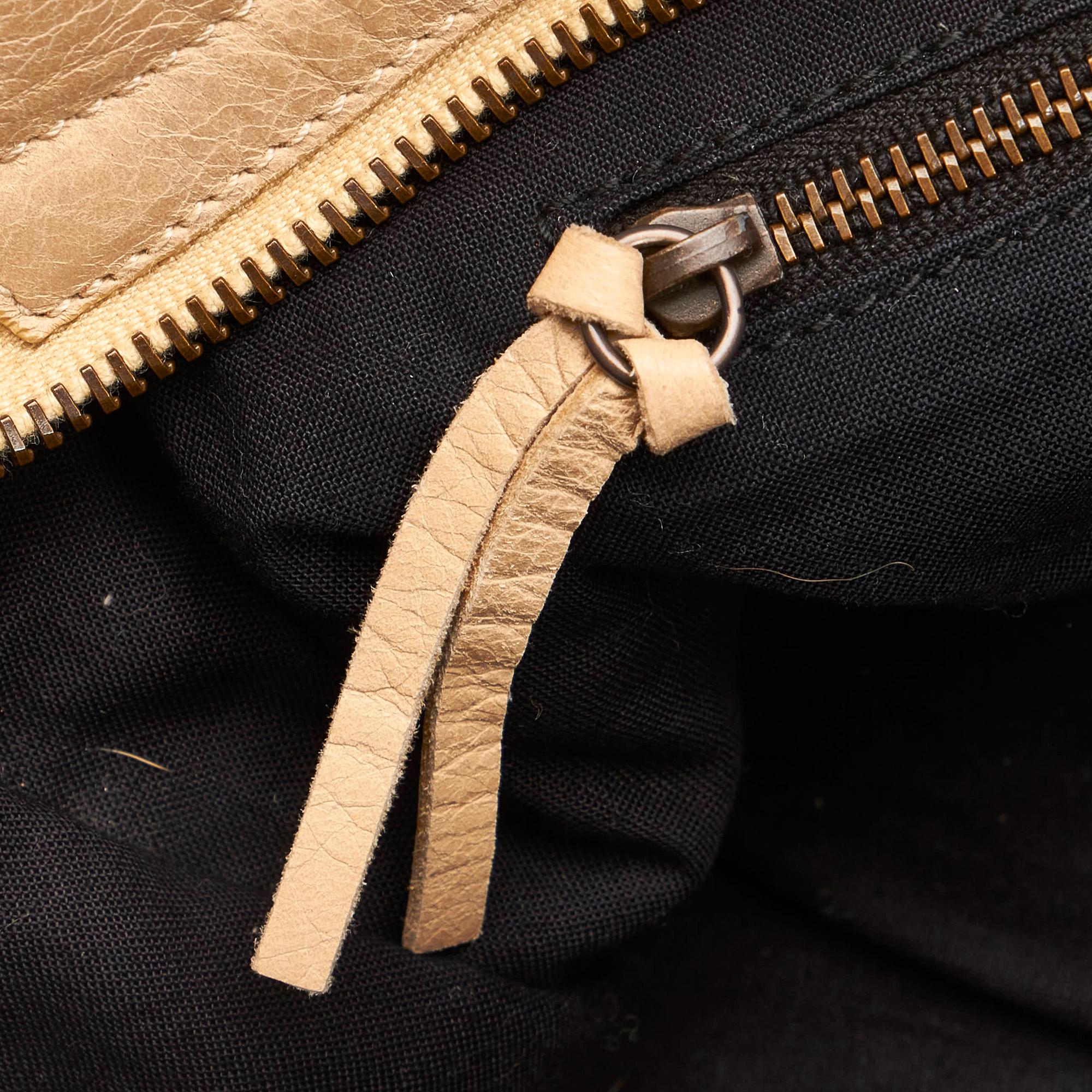 Balenciaga Motocross Classic City Leather Satchel (SHG-28235)