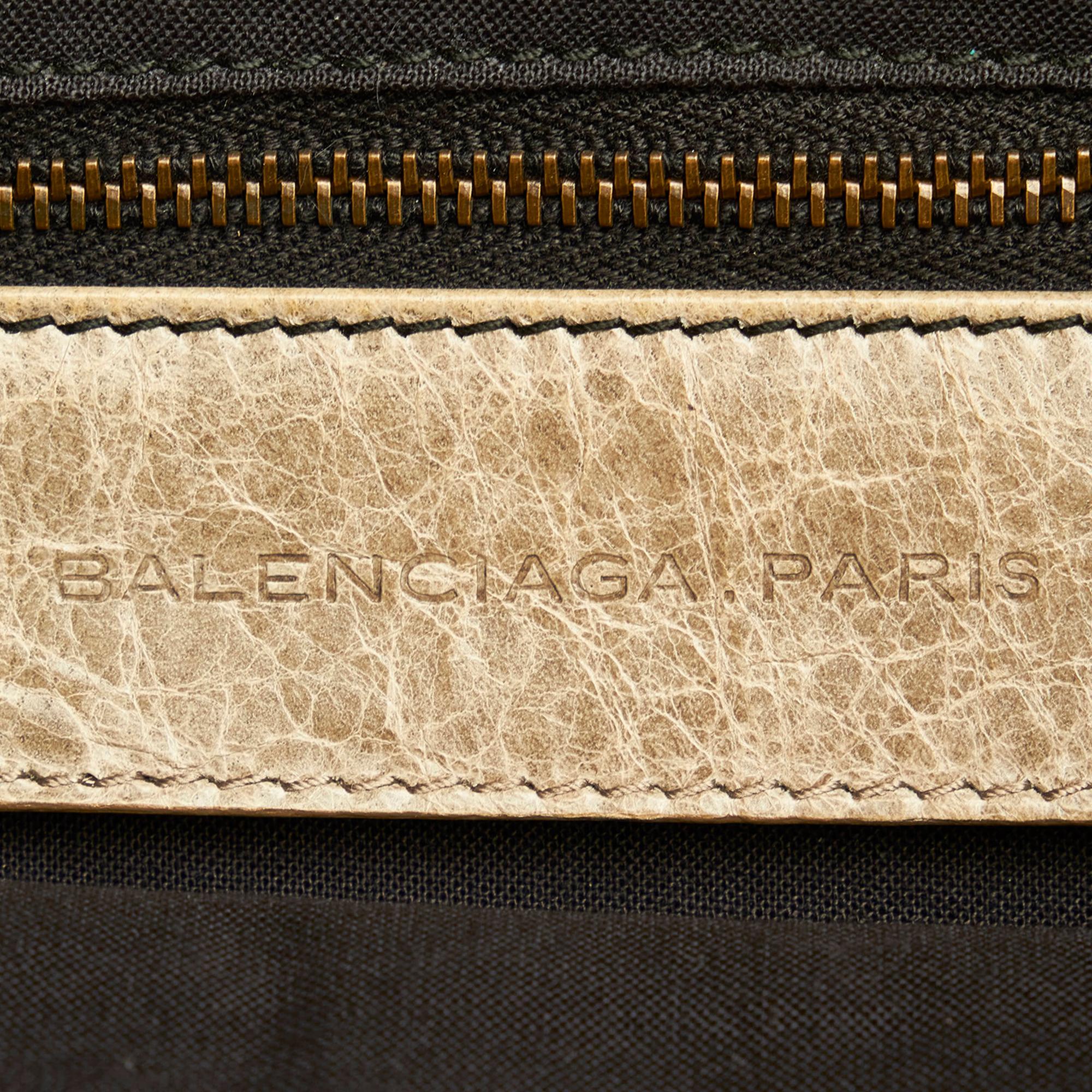 Balenciaga Motocross Classic Day Leather Hobo (SHG-33963)