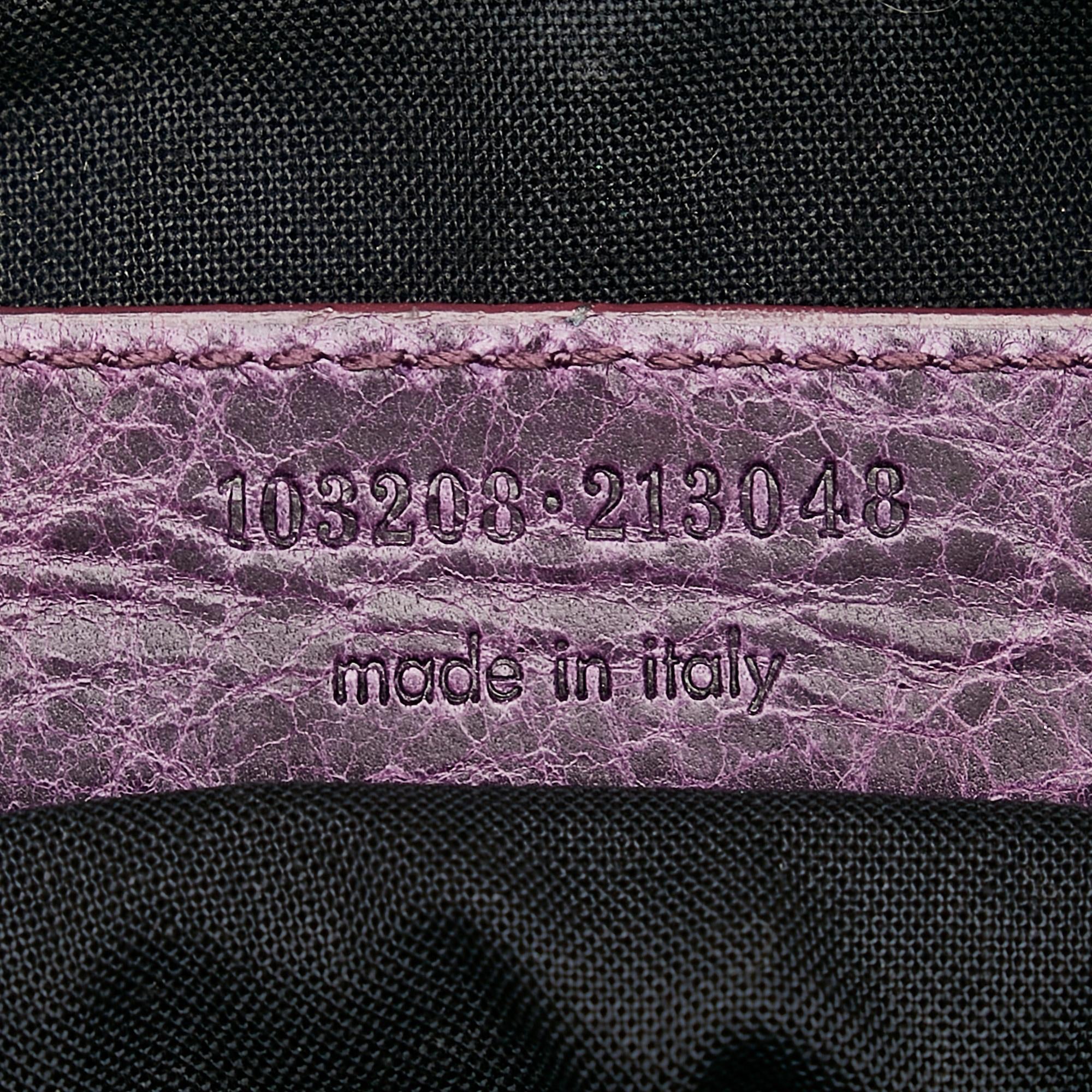 Balenciaga Motocross Classic First Lambskin Leather Satchel (SHG-27480)