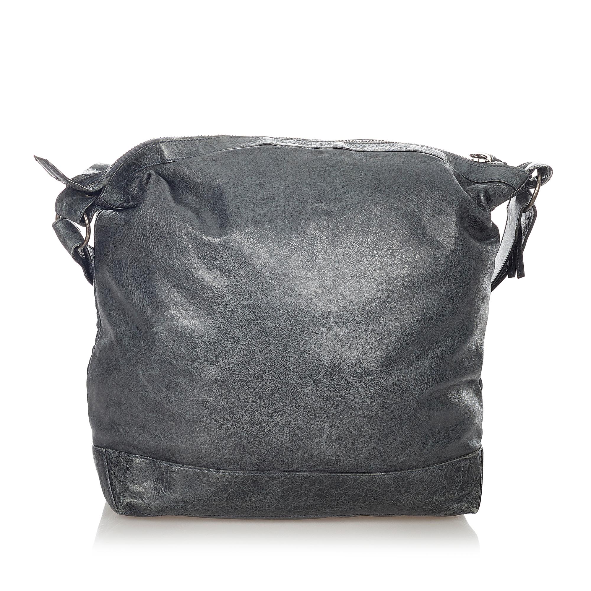 Balenciaga Motocross Day Leather Crossbody Bag (SHG-23541)