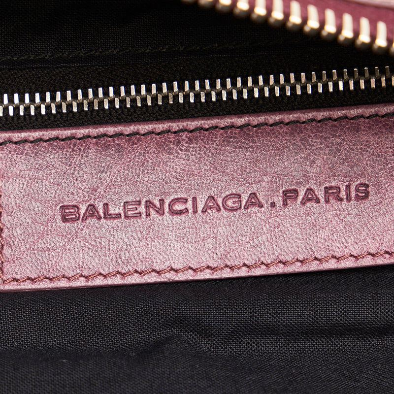 Balenciaga Motocross Giant 21 Midday Leather Handbag (SHG-27439)