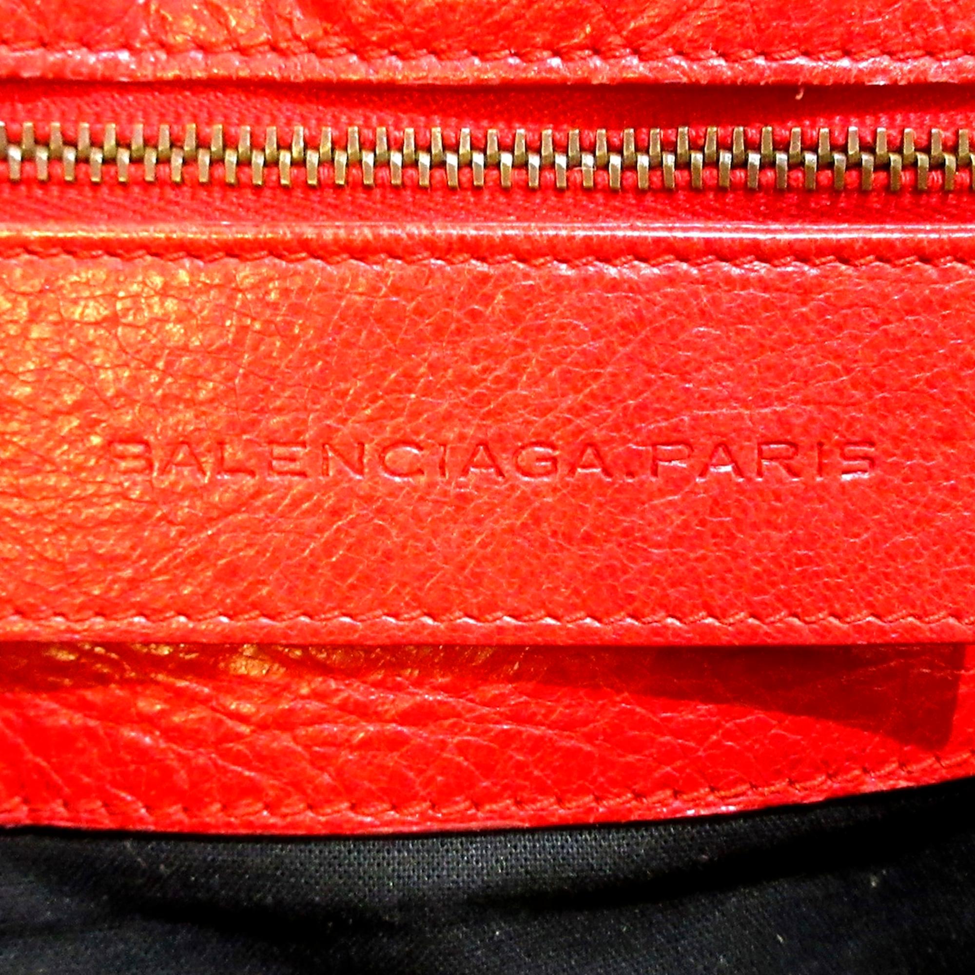 Balenciaga Motocross Sunday Leather Tote Bag (SHG-36401)