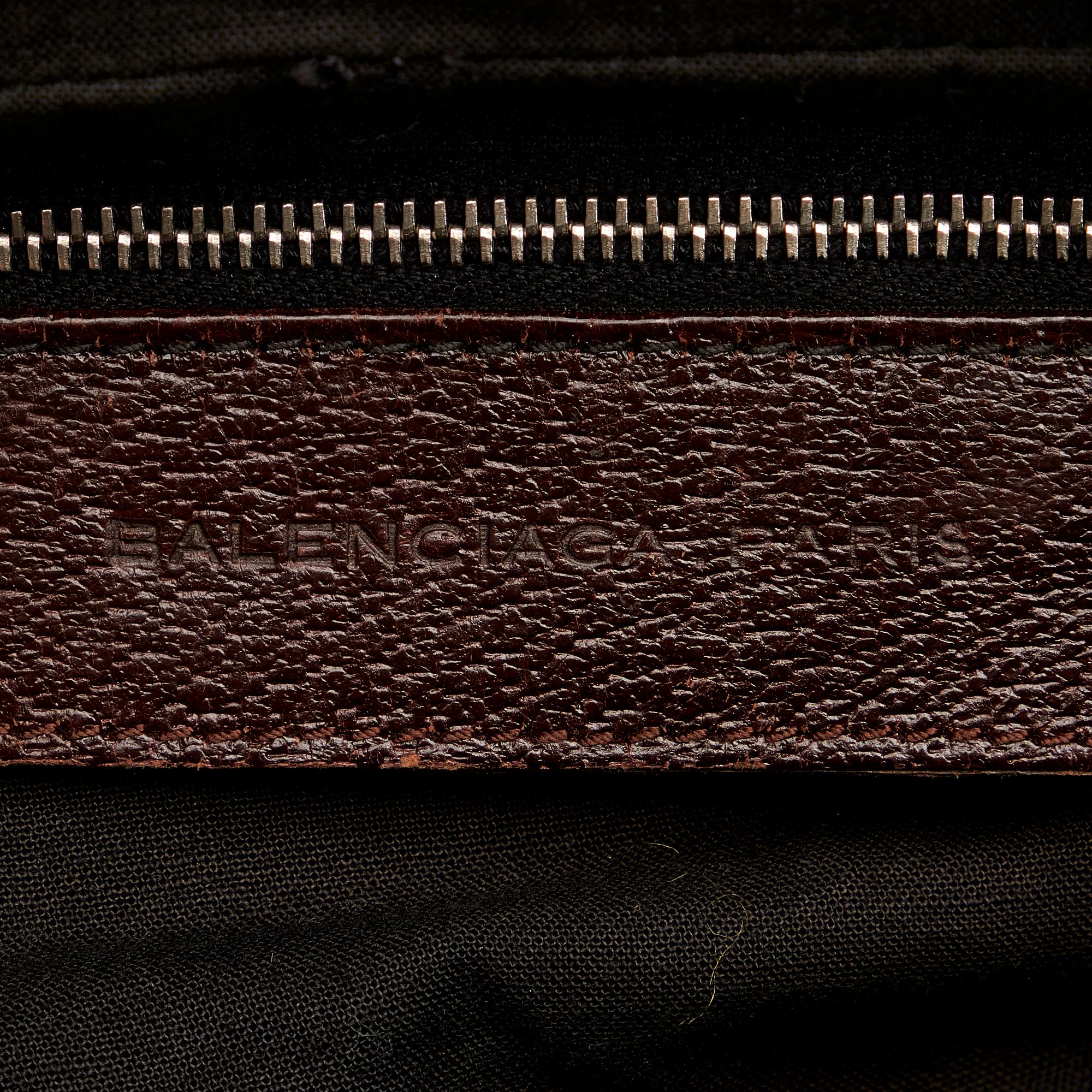 Balenciaga Motocross Twiggy Denim Handbag (SHG-27194)