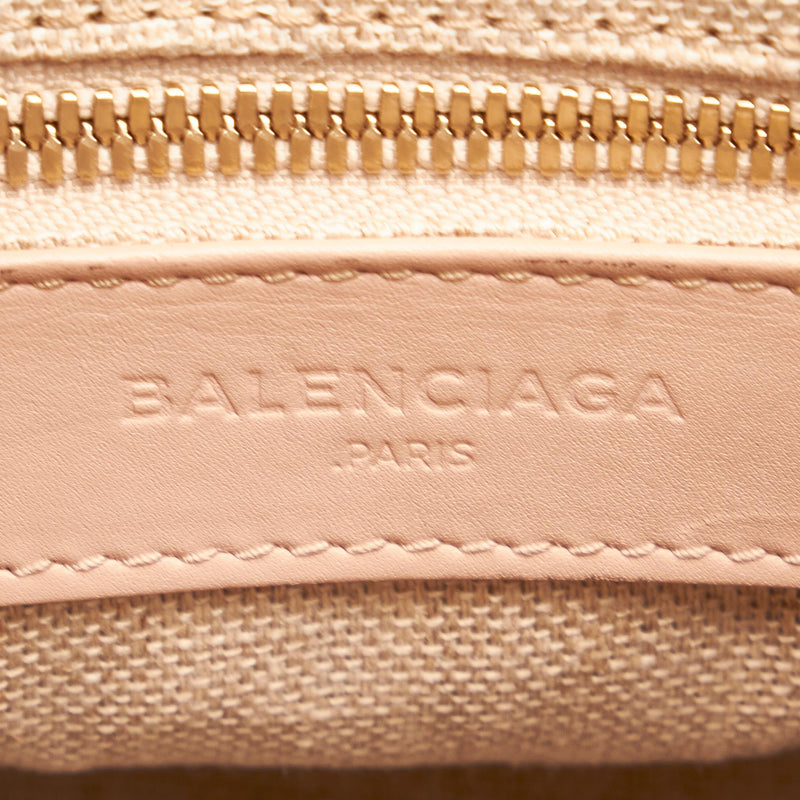 Balenciaga Padlock All Afternoon Leather Satchel (SHG-26768)