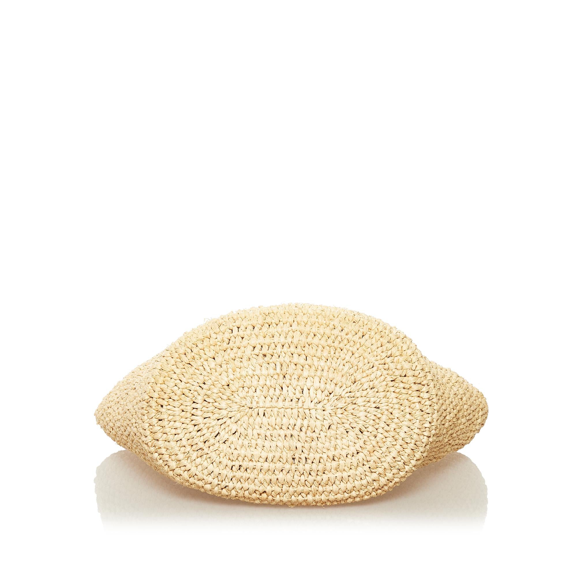 Balenciaga Panier Raffia Tote Bag (SHG-35038)