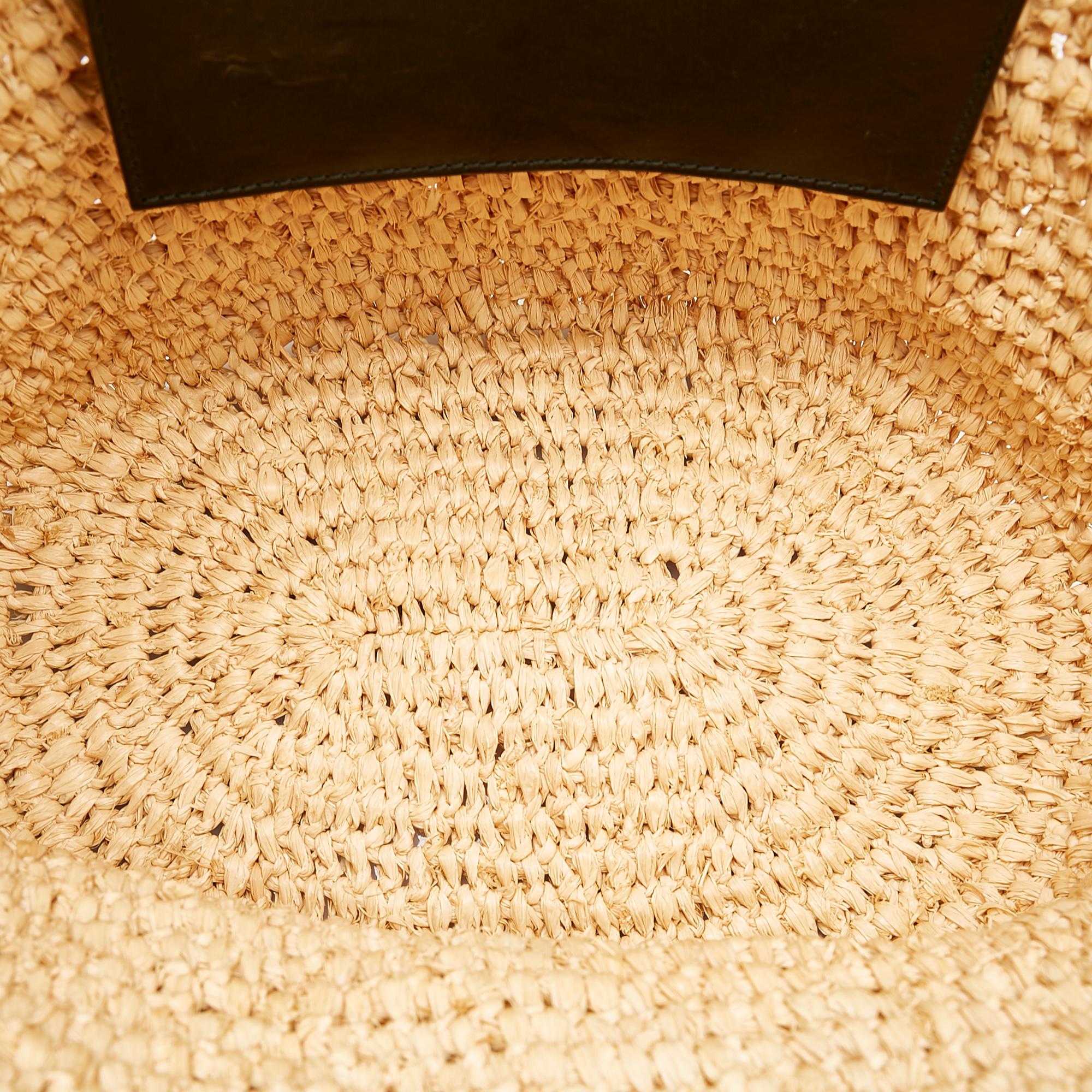 Balenciaga Panier Raffia Tote Bag (SHG-35038)