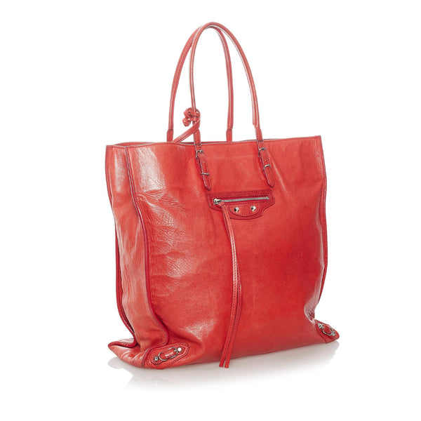 Balenciaga Papier A5 Leather Tote Bag (SHG-31091) –