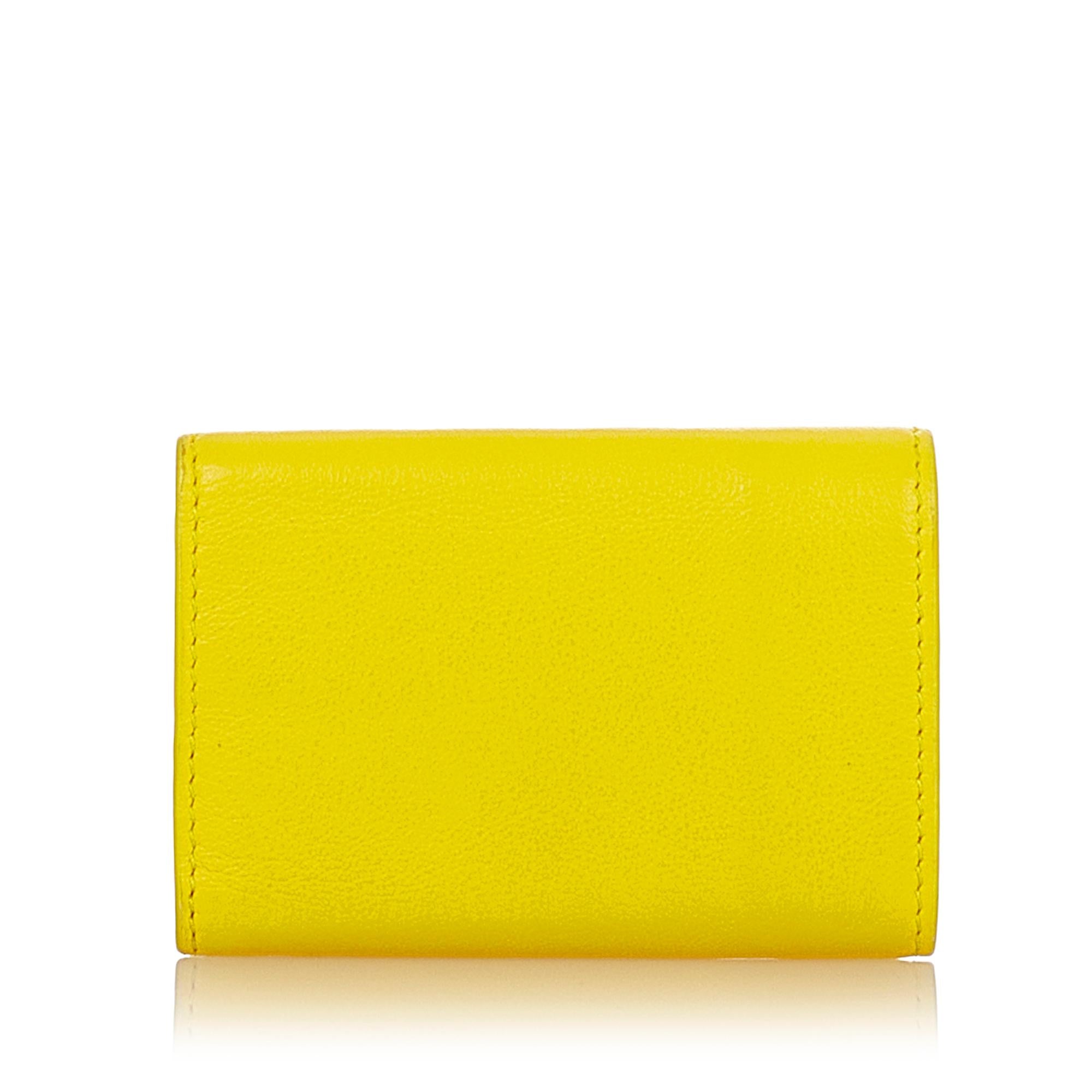 Balenciaga Papier Leather Compact Wallet (SHG-25198)