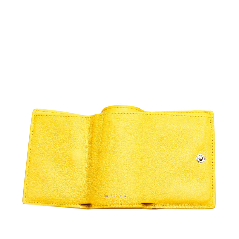 Balenciaga Papier Leather Compact Wallet (SHG-25198)