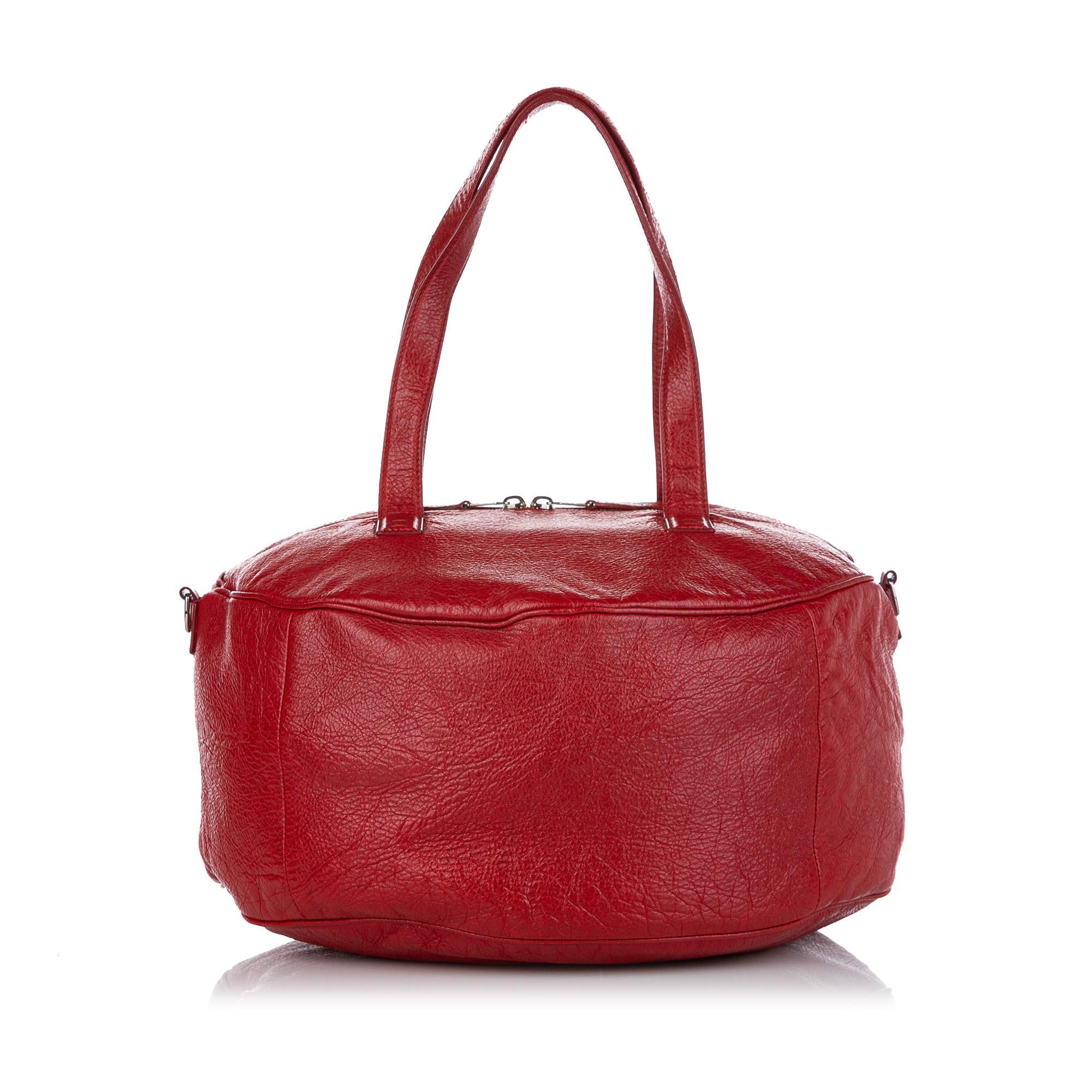 Balenciaga Round Air M Leather Satchel (SHG-28824)