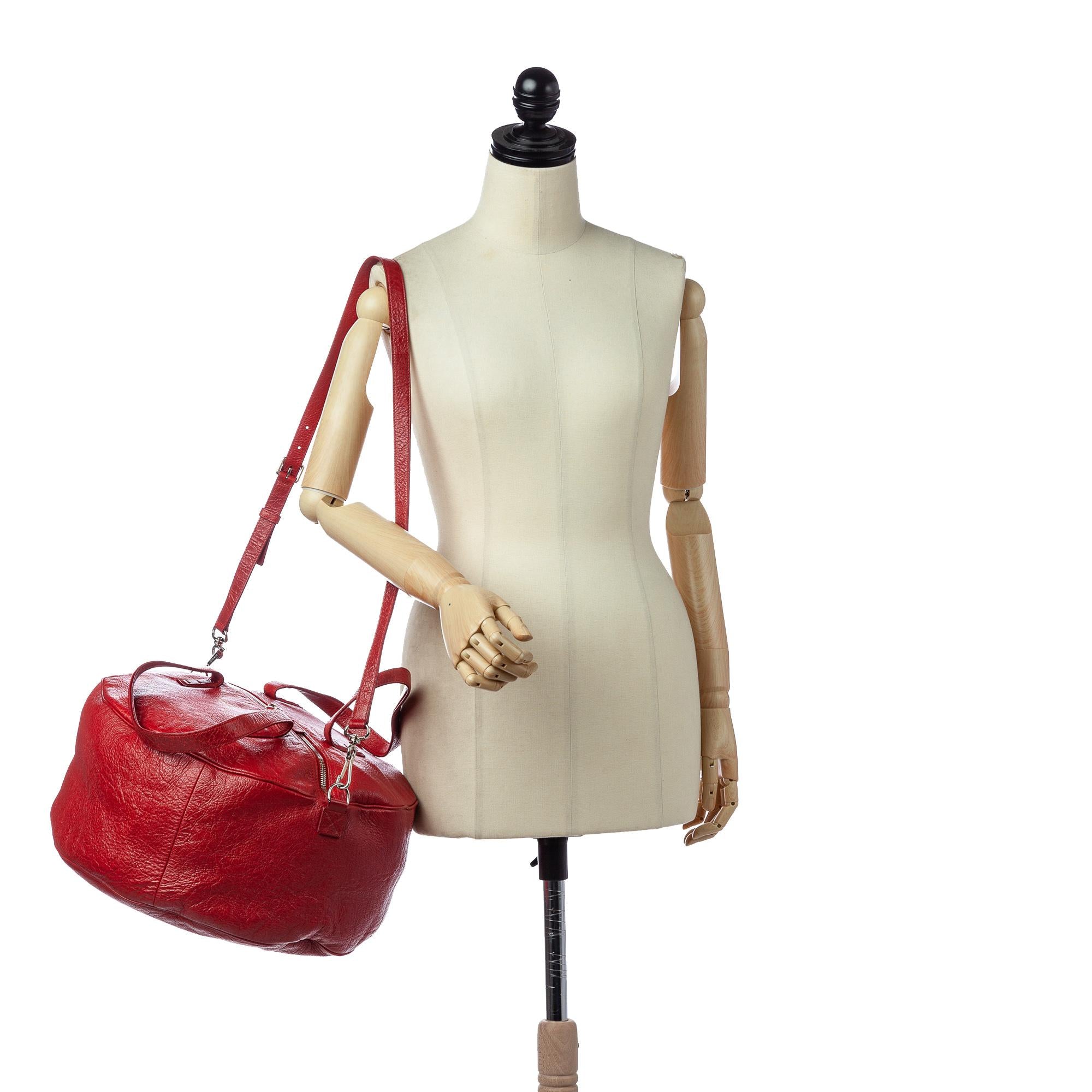 Balenciaga Round Air M Leather Satchel (SHG-28824)