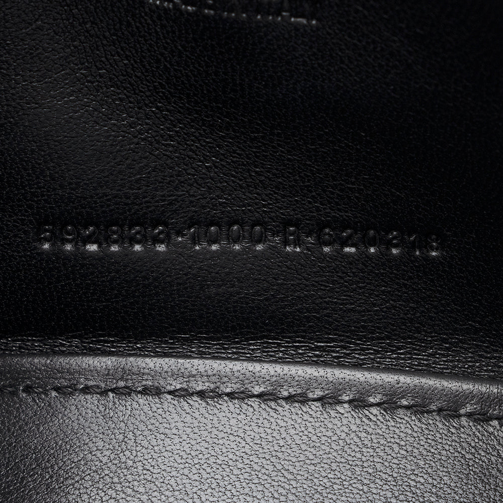 Balenciaga Shiny Croc Embossed Calfskin Hourglass XS Satchel (SHF-20783)