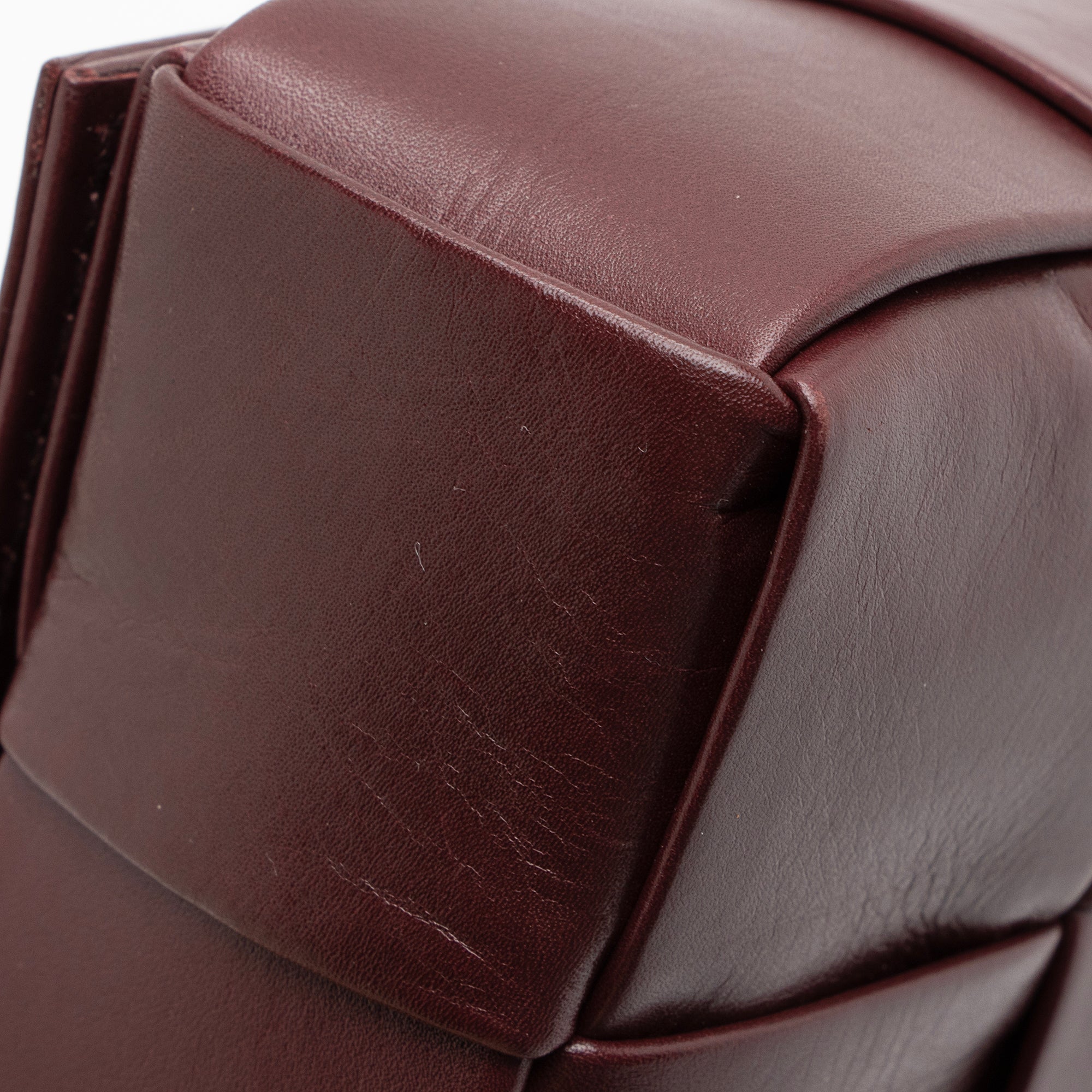 Bottega Veneta Distressed Calfskin Cassette Small Crossbody Bag (SHF-23109)