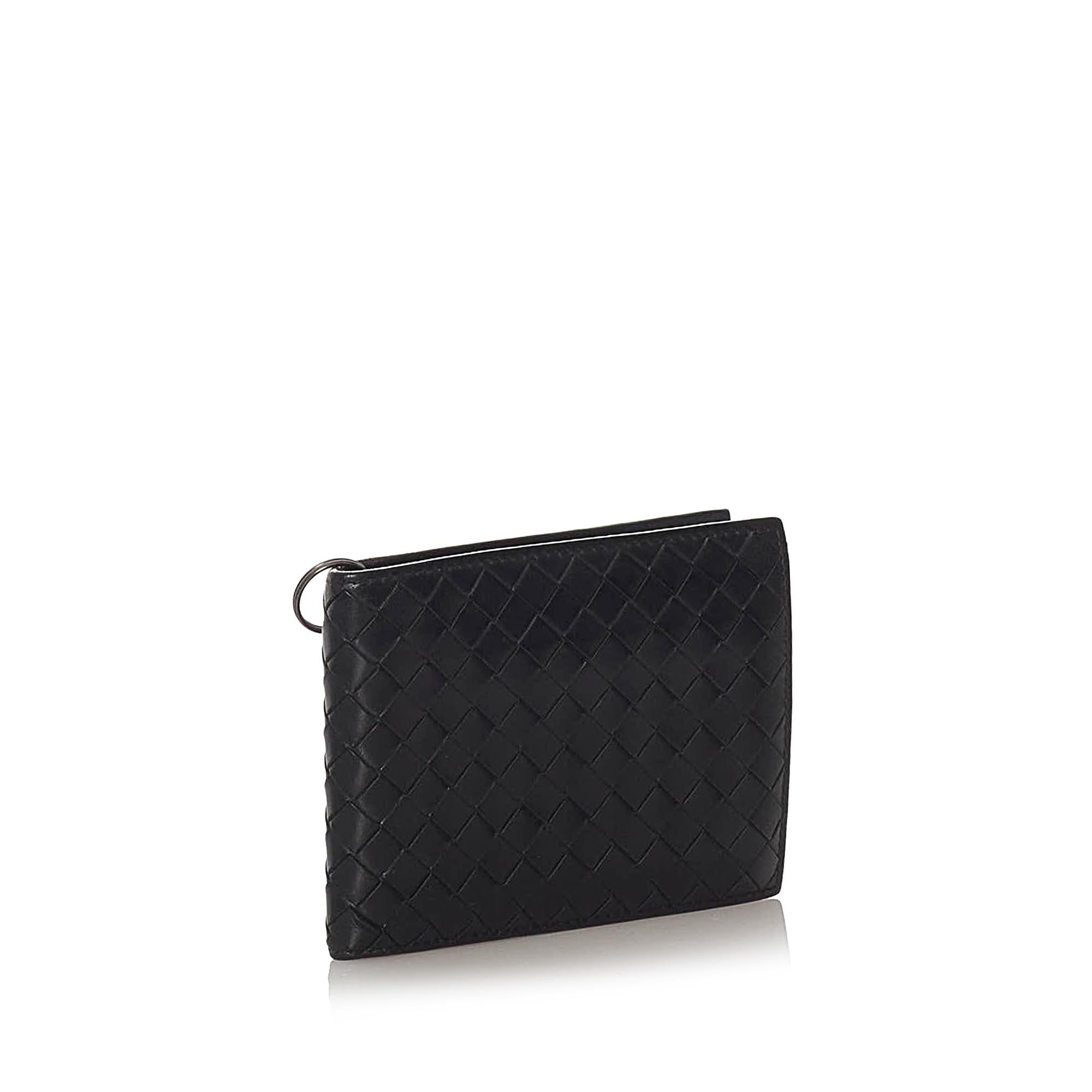 Bottega Veneta Intrecciato Bifold Leather Wallet (SHG-28259)