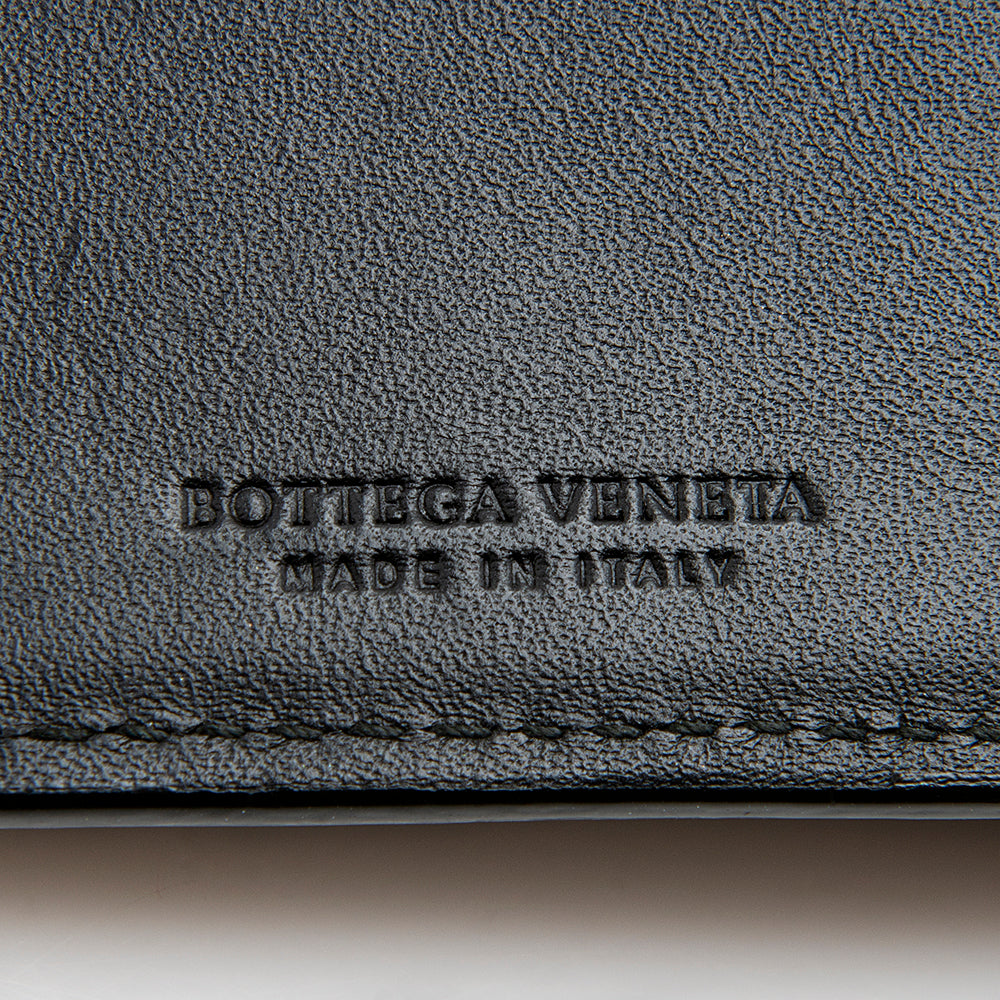 Bottega Veneta Intrecciato Leather Bi-Fold Wallet - FINAL SALE (SHF-12060)