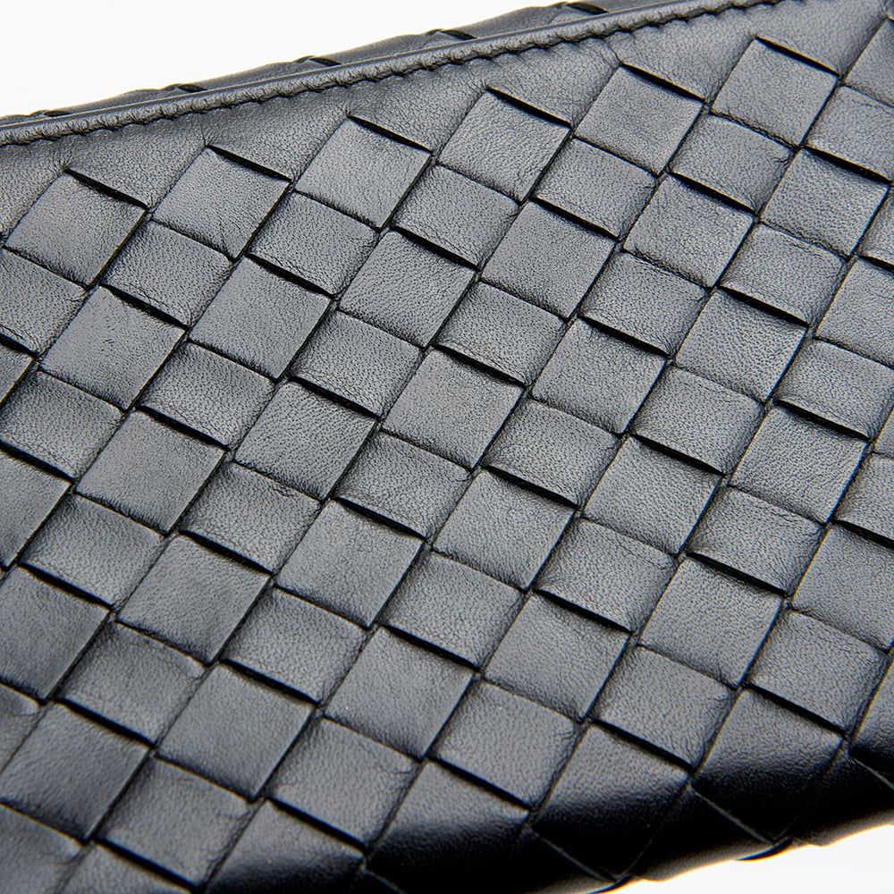 Bottega Veneta Intrecciato Leather Continental Wallet - FINAL SALE (SHF-12059)