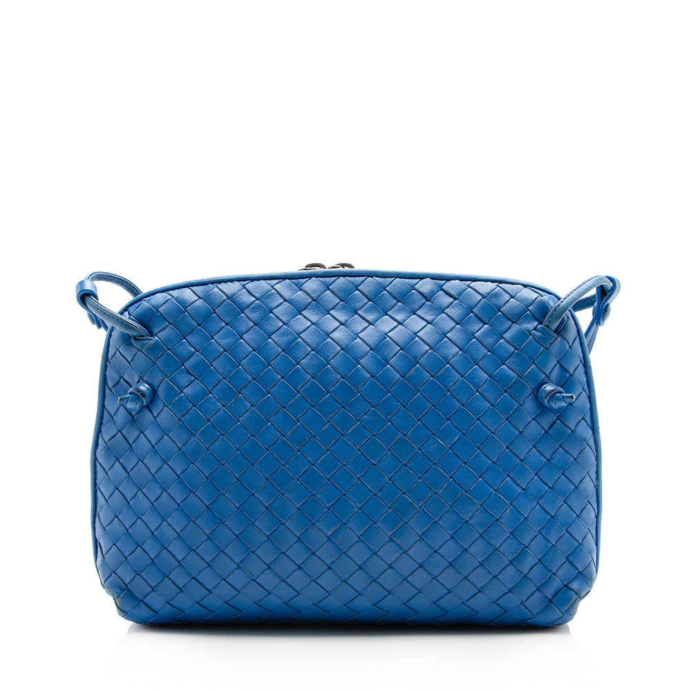 Bottega Veneta Intrecciato Nappa Crossbody Bag (SHF-17285)